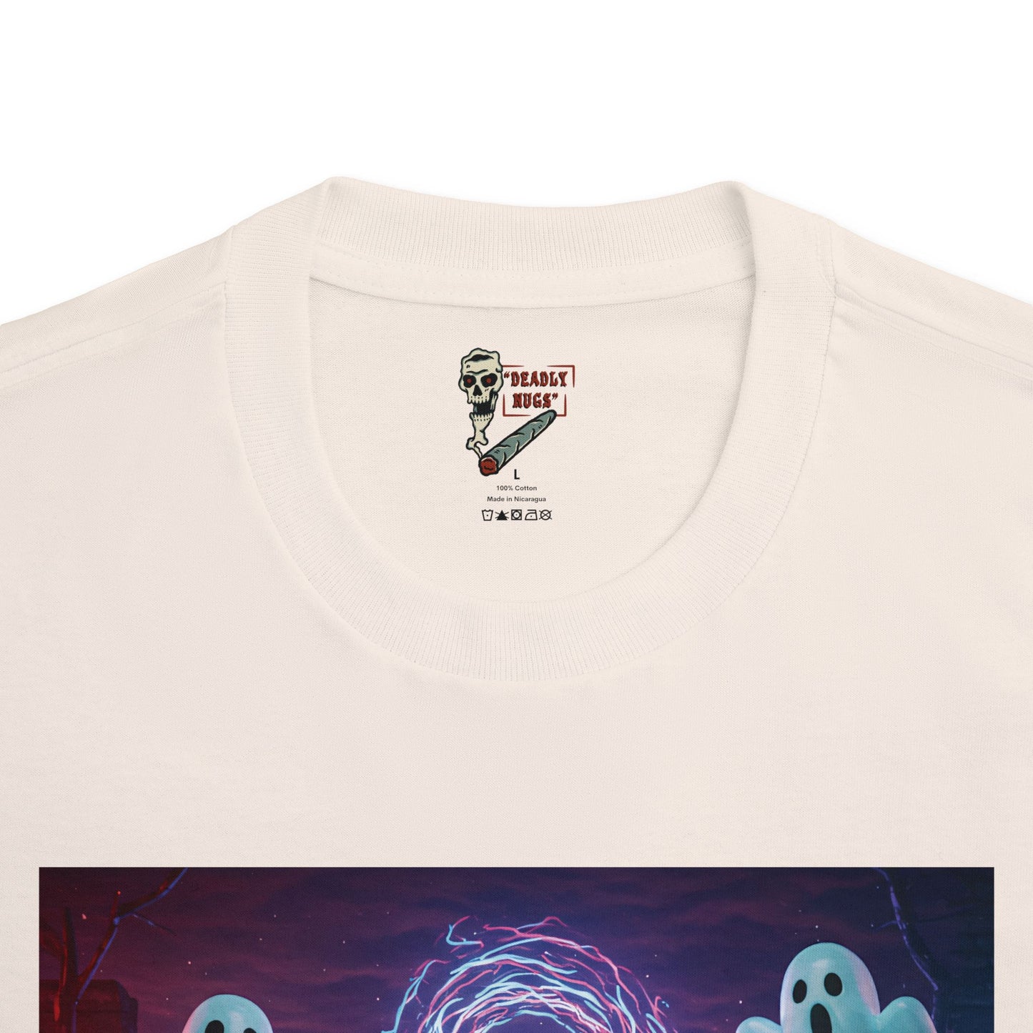 Open Portals T-Shirt DEADLY NUGS Aesthetic Print Unisex Graphic Tee