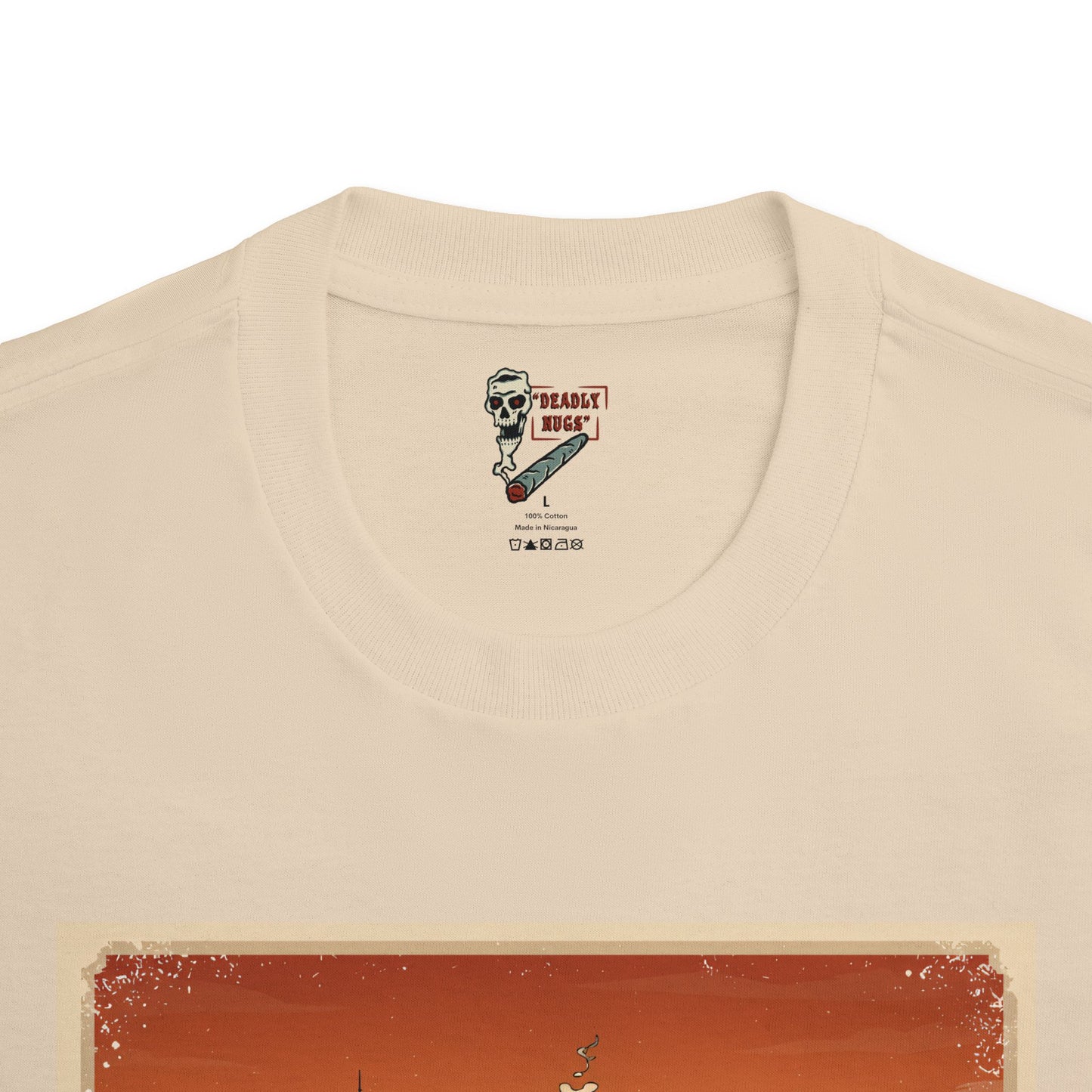 NY High / Skeleton Smoking New York Skyline Graphic Tee / Vintage Travel Poster Art Skyline Cityscape / 420 Underground Stoner Streetwear / DEADLY NUGS