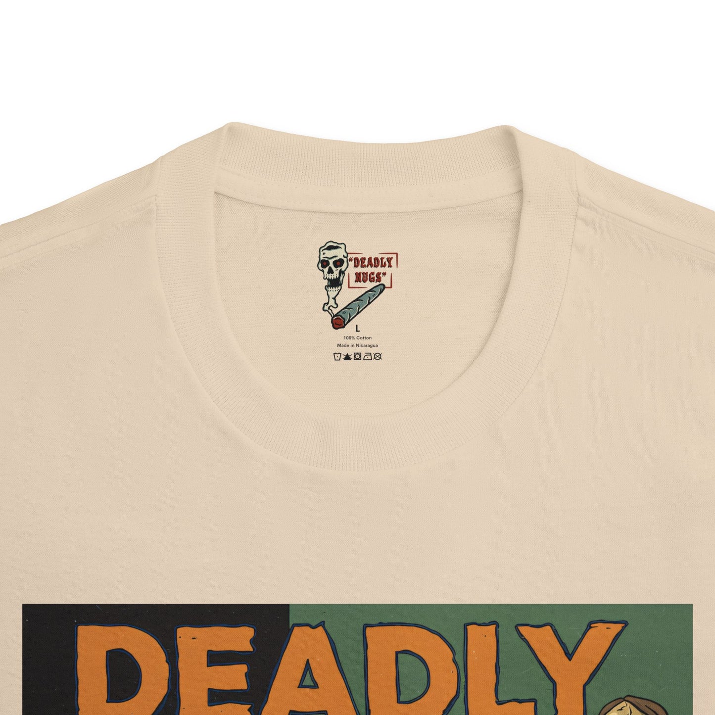 The Dank Awakening / Bud Characters Ghosts Skeleton Zombie Graphic Tee / Sinister Vintage Pop Art Comic Style / 420 Underground Stoner Streetwear / DEADLY NUGS