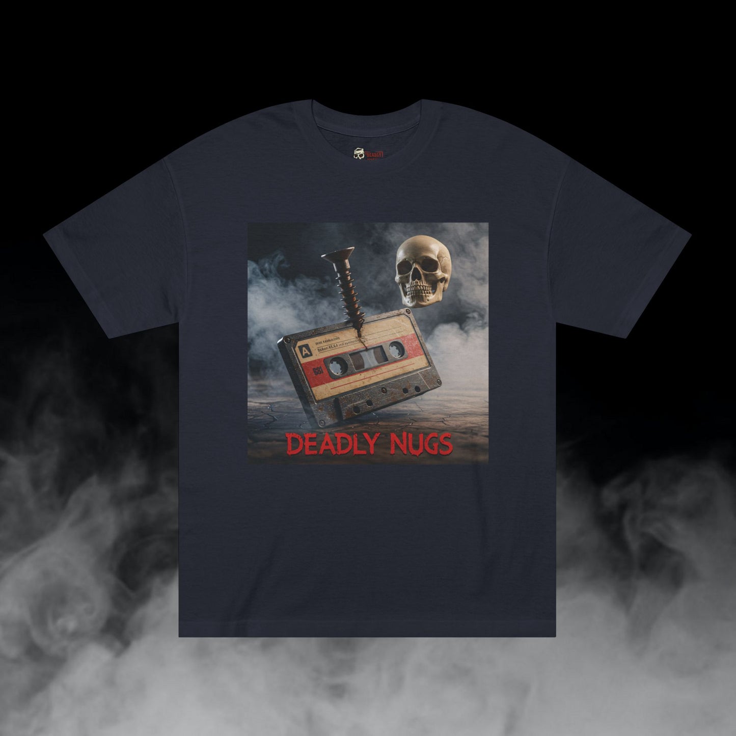 Screw Tape / Skull Smoke Screw Music Graphic Tee / Hyper-Realistic Gritty Trap Art / 420 Underground Stoner Streetwear / DEADLY NUGS