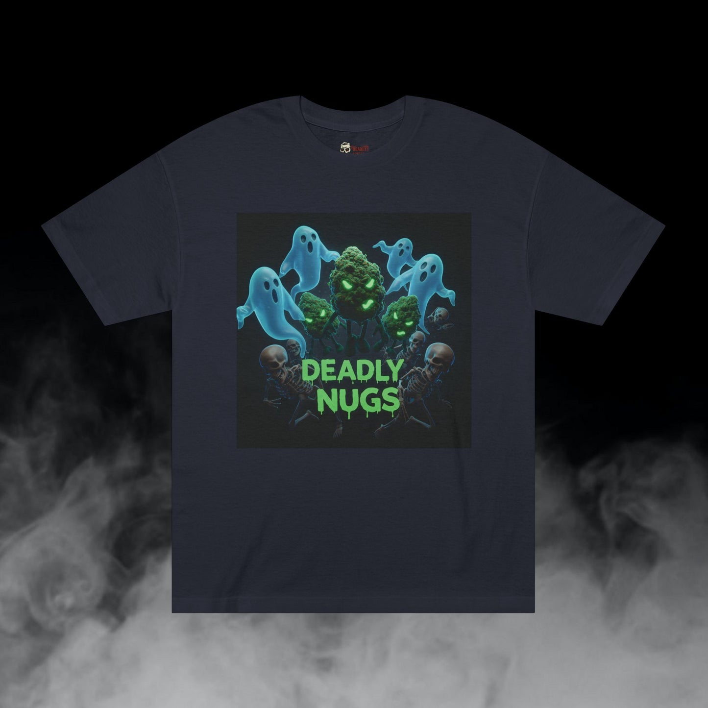 Mean Green T-Shirt DEADLY NUGS Aesthetic Print Unisex Graphic Tee