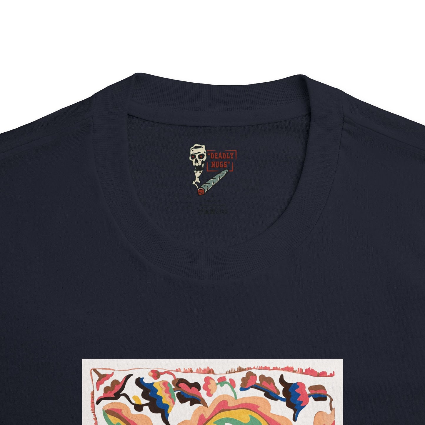 Life's Color / Plant Life Vibrant Color Painting Graphic Tee / Modern Abstract Expressionism Art Style / 420 Underground Stoner Streetwear / DEADLY NUGS