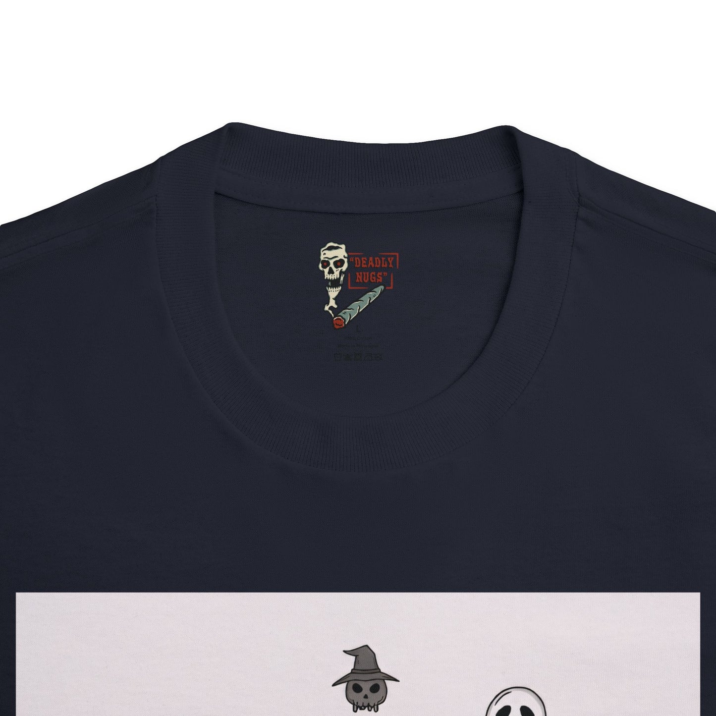 Houdini / Premium Unisex Graphic Tee Aesthetic Print Ghost Skeleton 420 / DEADLY NUGS