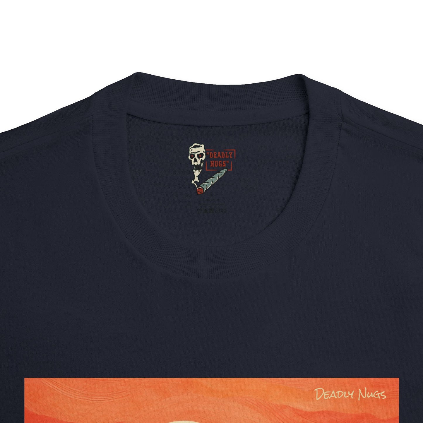 Solful / Sunset Orange Hue Sky Green Earth Graphic Tee / Chill Modern Painting Art Style / 420 Underground Stoner Streetwear / DEADLY NUGS