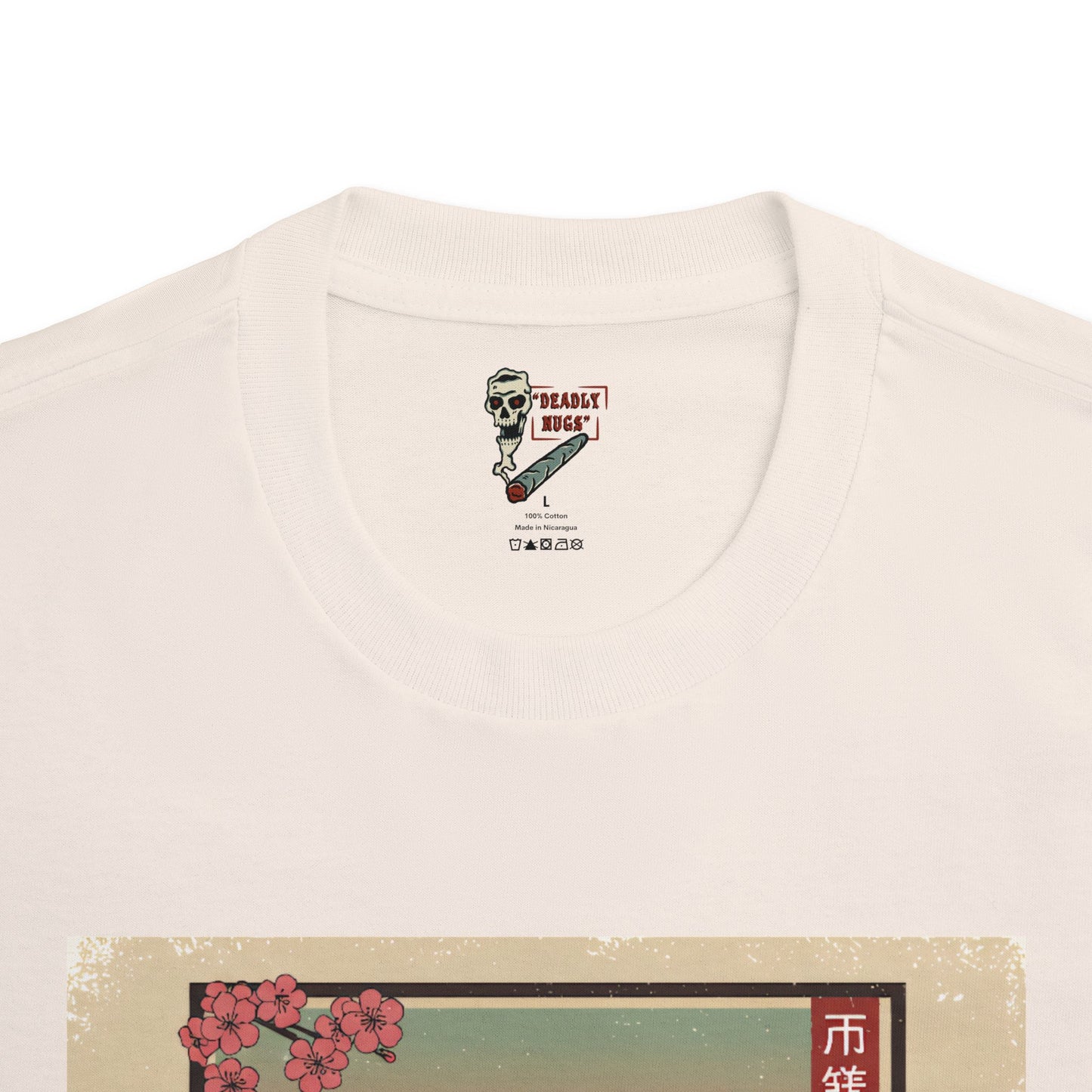 Japanese Sunset / Premium Unisex Graphic Tee Aesthetic Print Skeleton 420 Streetwear / DEADLY NUGS