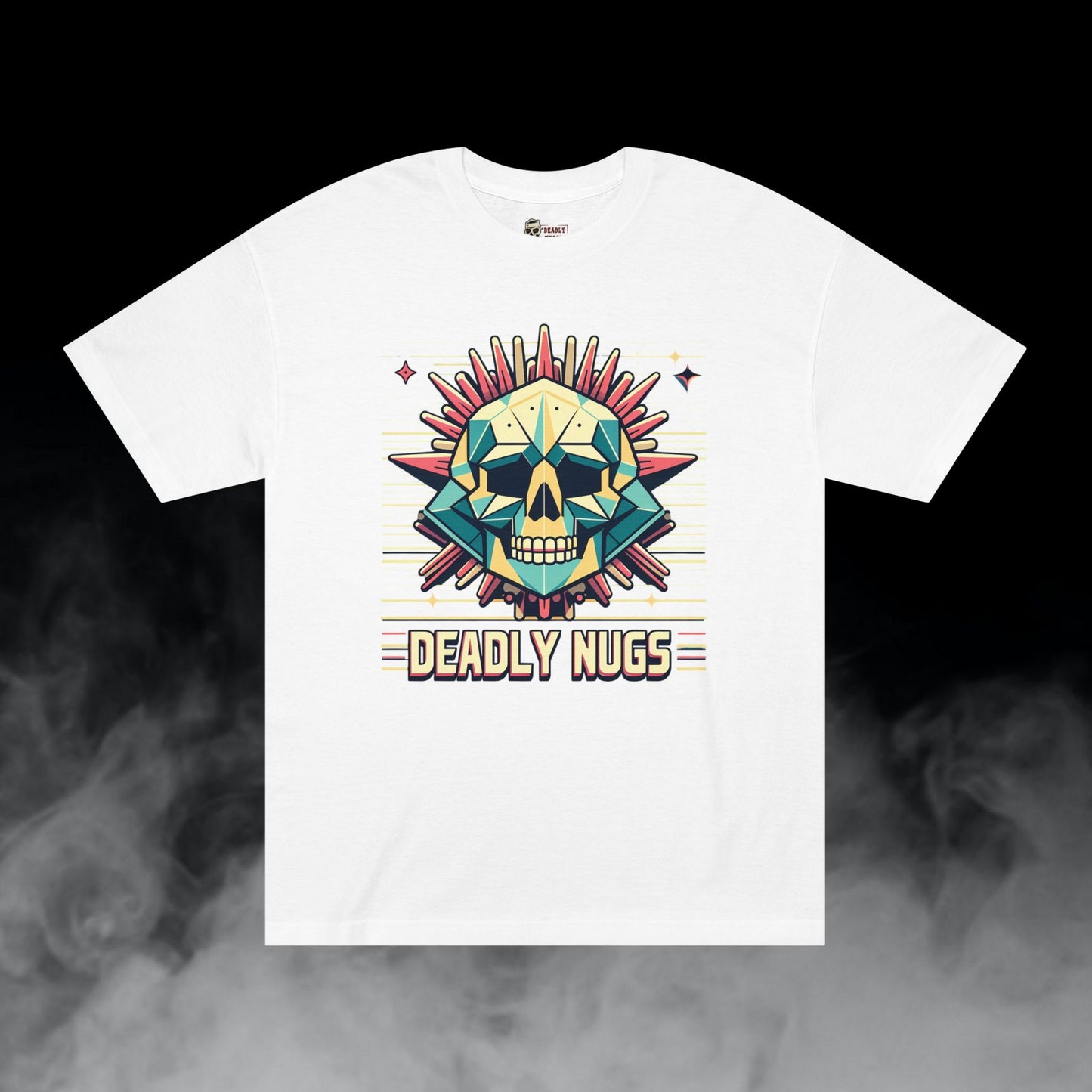 Vectors of Mind / Premium Unisex Graphic Tee Aesthetic Print Skull Art Streetwear / DEADLY NUGS