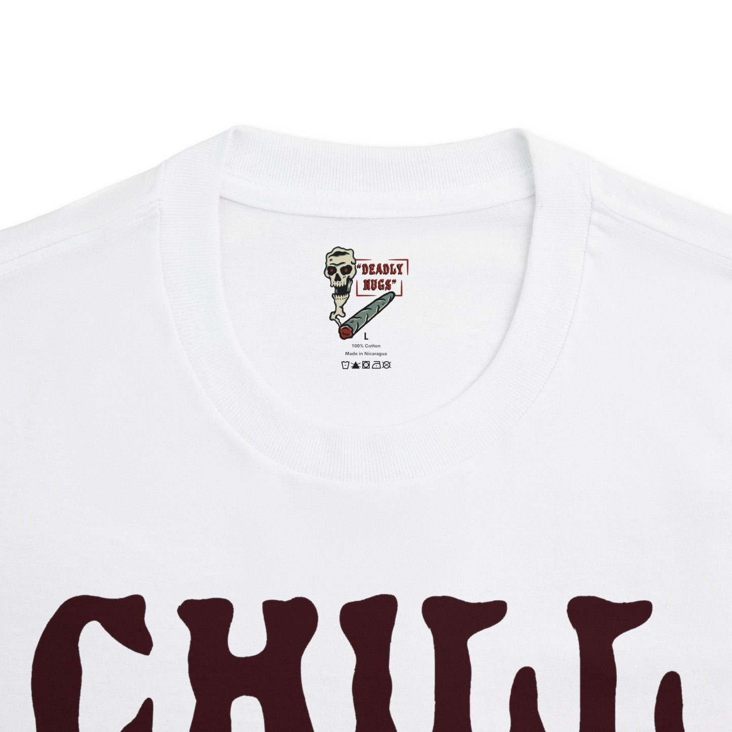 Smoke Break / Premium Unisex Graphic Tee Aesthetic Print Skull Art 420 / DEADLY NUGS