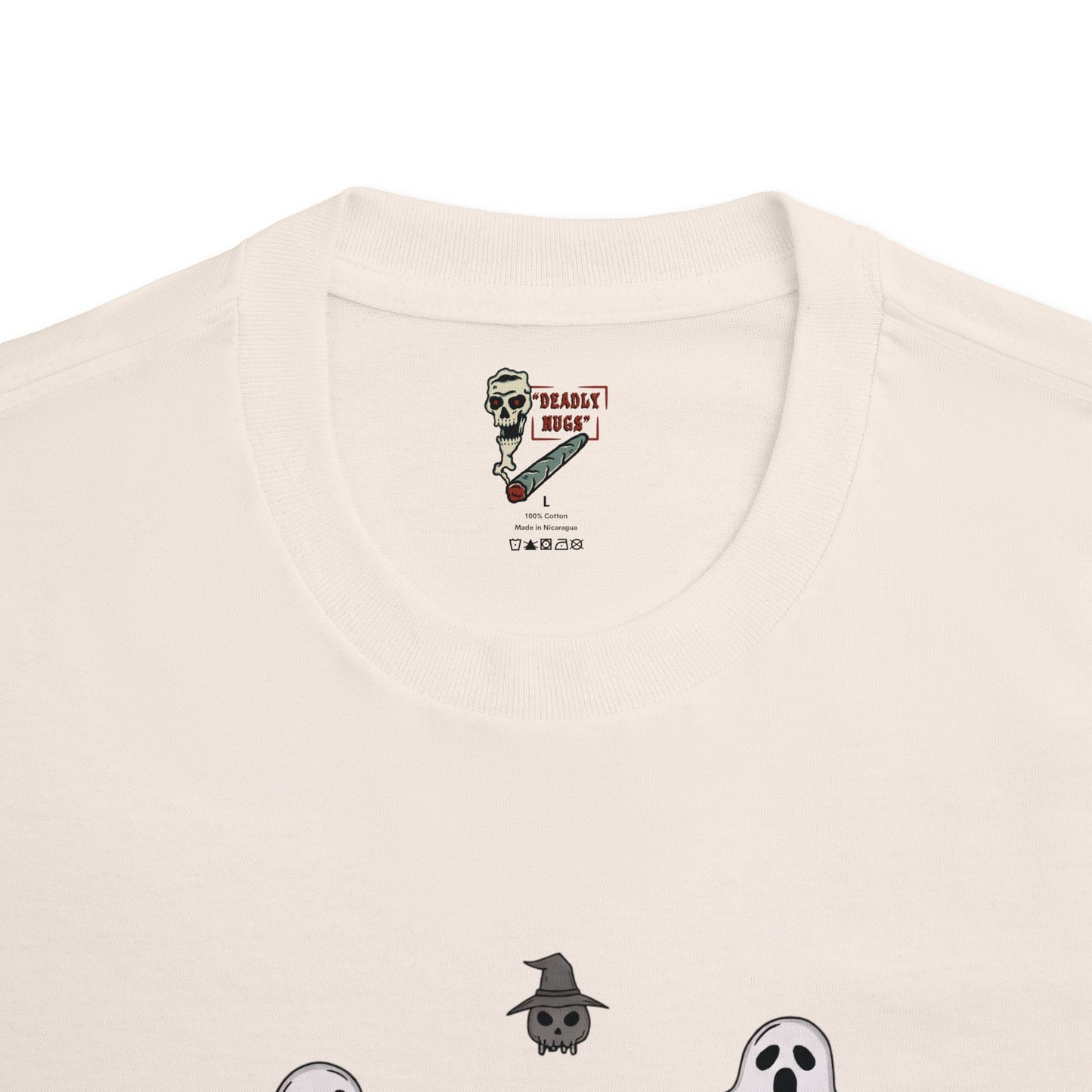 Houdini / Premium Unisex Graphic Tee Aesthetic Print Ghost Skeleton 420 / DEADLY NUGS