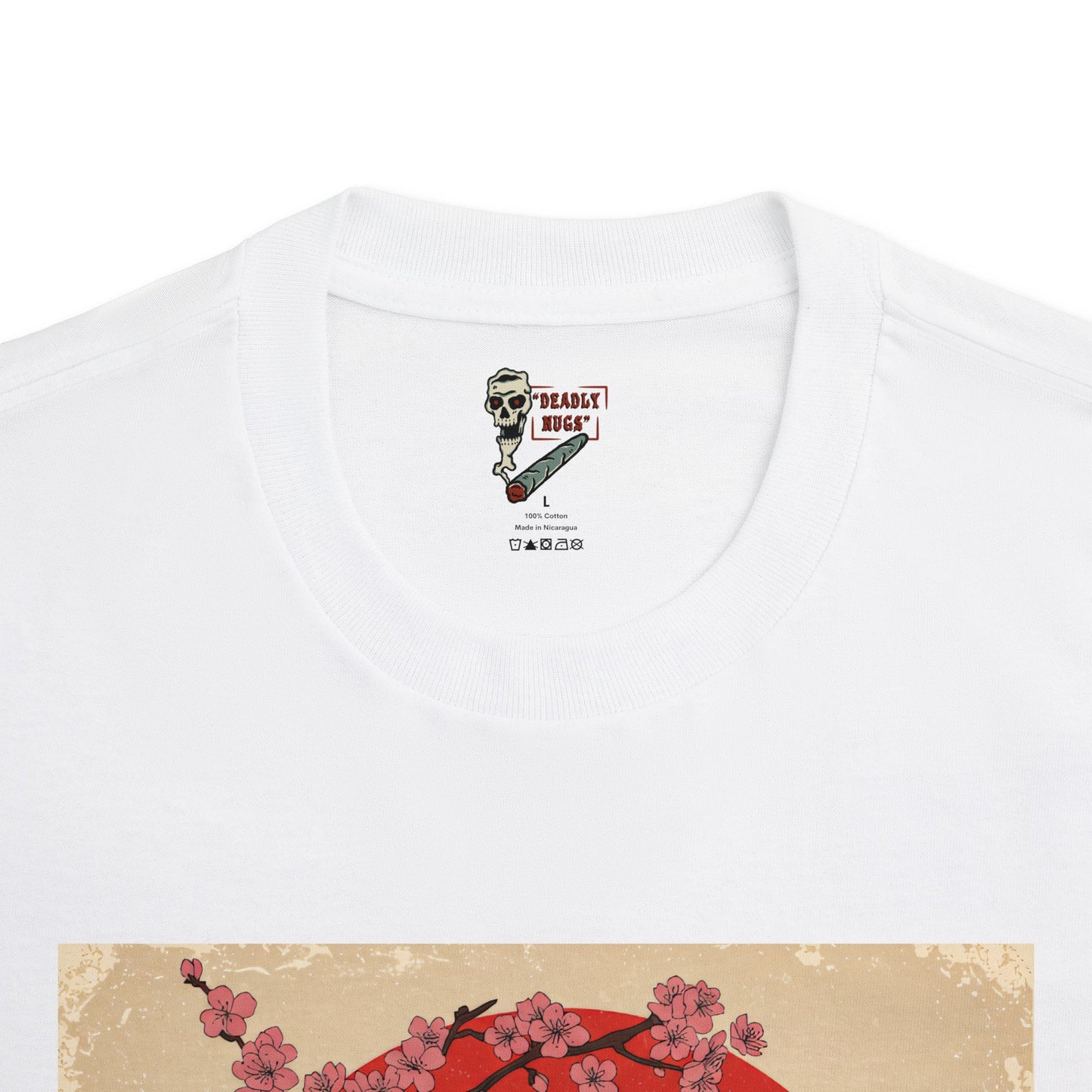 Fuji High / Premium Unisex Graphic Tee Aesthetic Print Skeleton 420 Streetwear / DEADLY NUGS