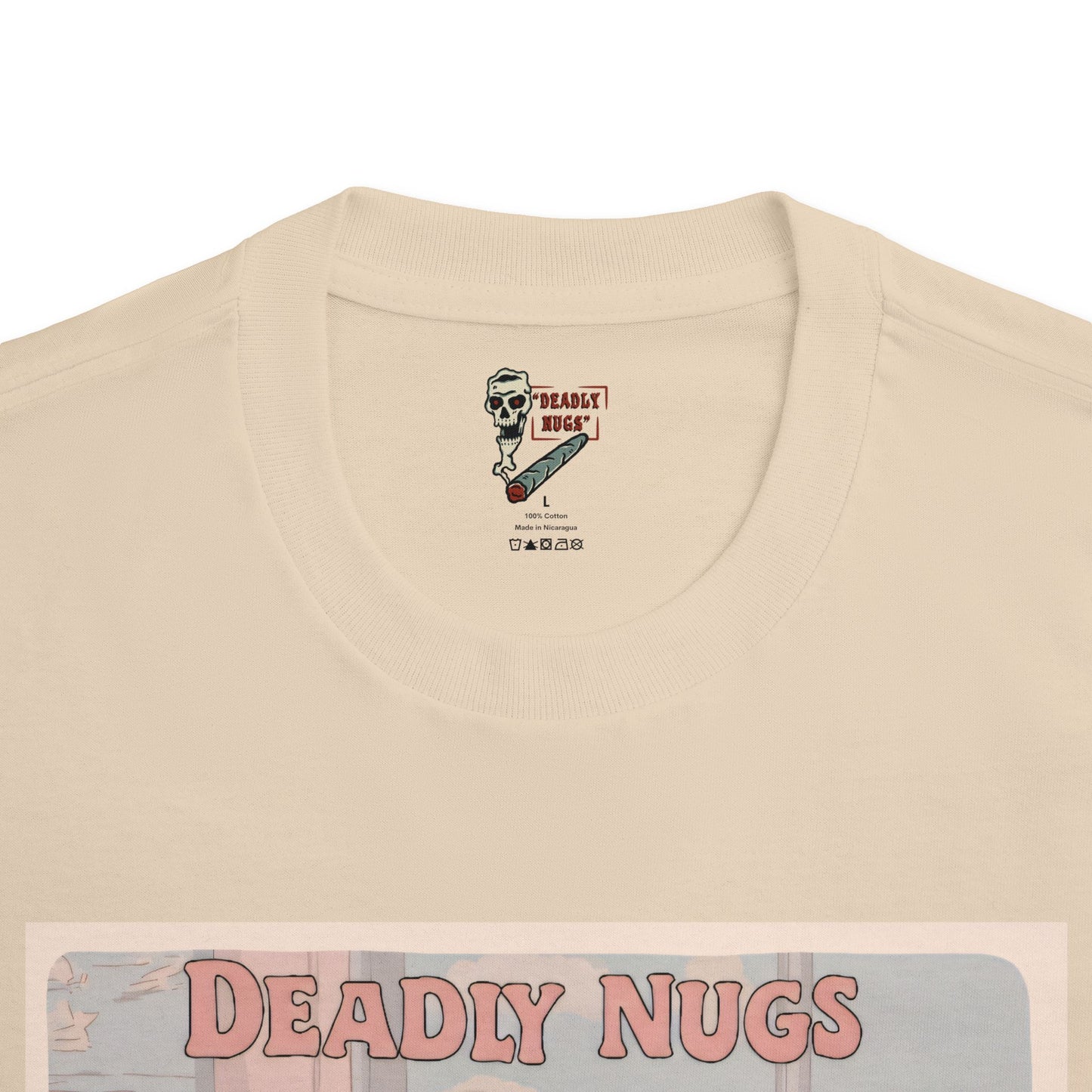 Powder Puff Pot T-Shirt DEADLY NUGS Aesthetic Print Unisex Graphic Tee
