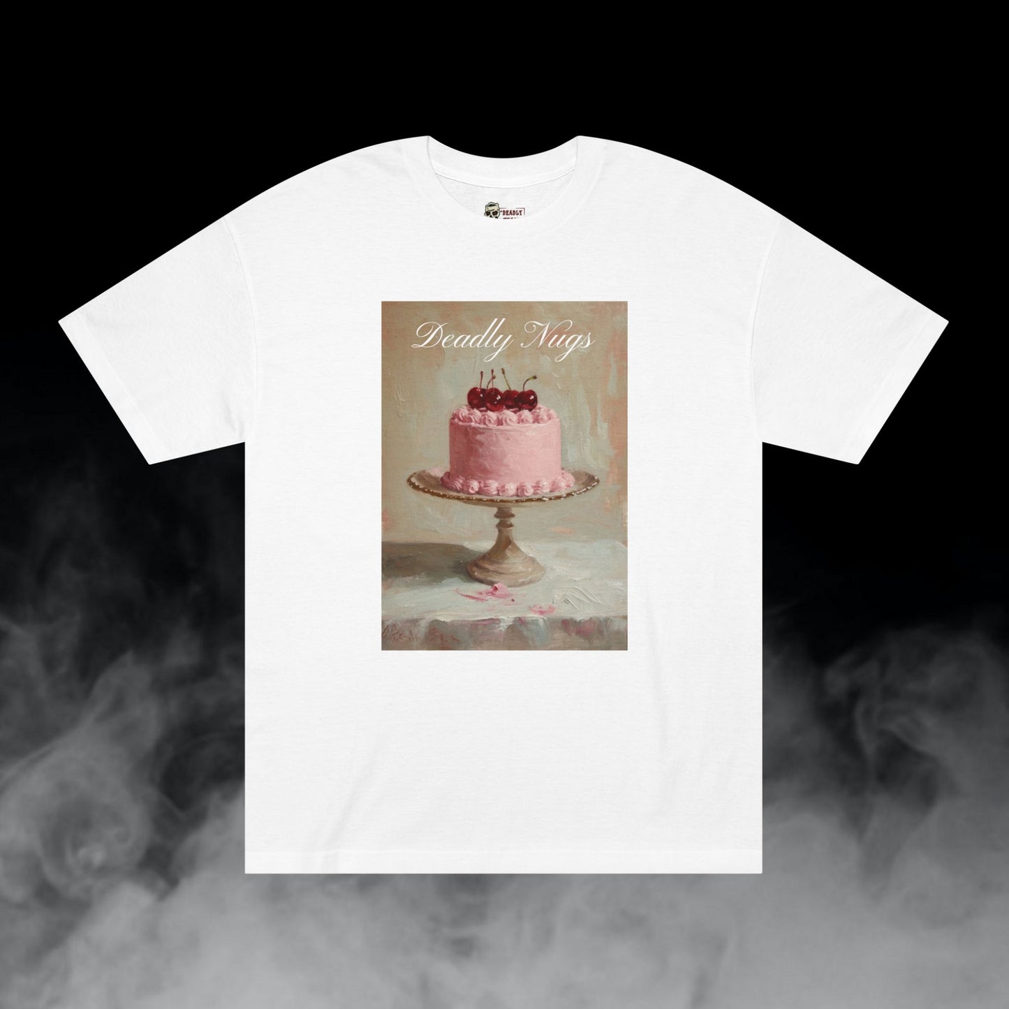 Cherry Cake T-Shirt DEADLY NUGS Aesthetic Print Unisex Graphic Tee