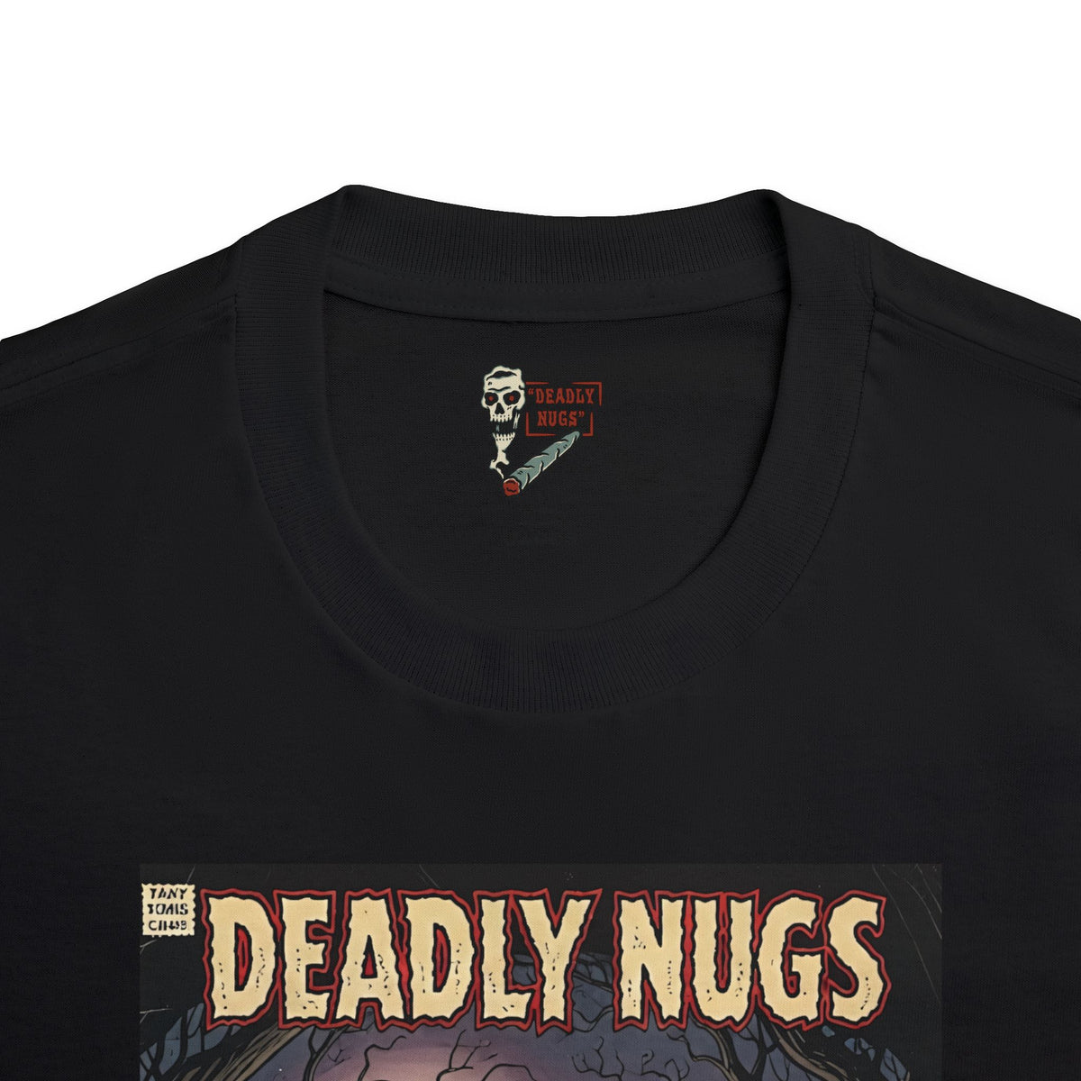 Count Dankula! / Vintage Pulp Horror Comic Art Tee / 420 Underground Stoner Culture / DEADLY NUGS