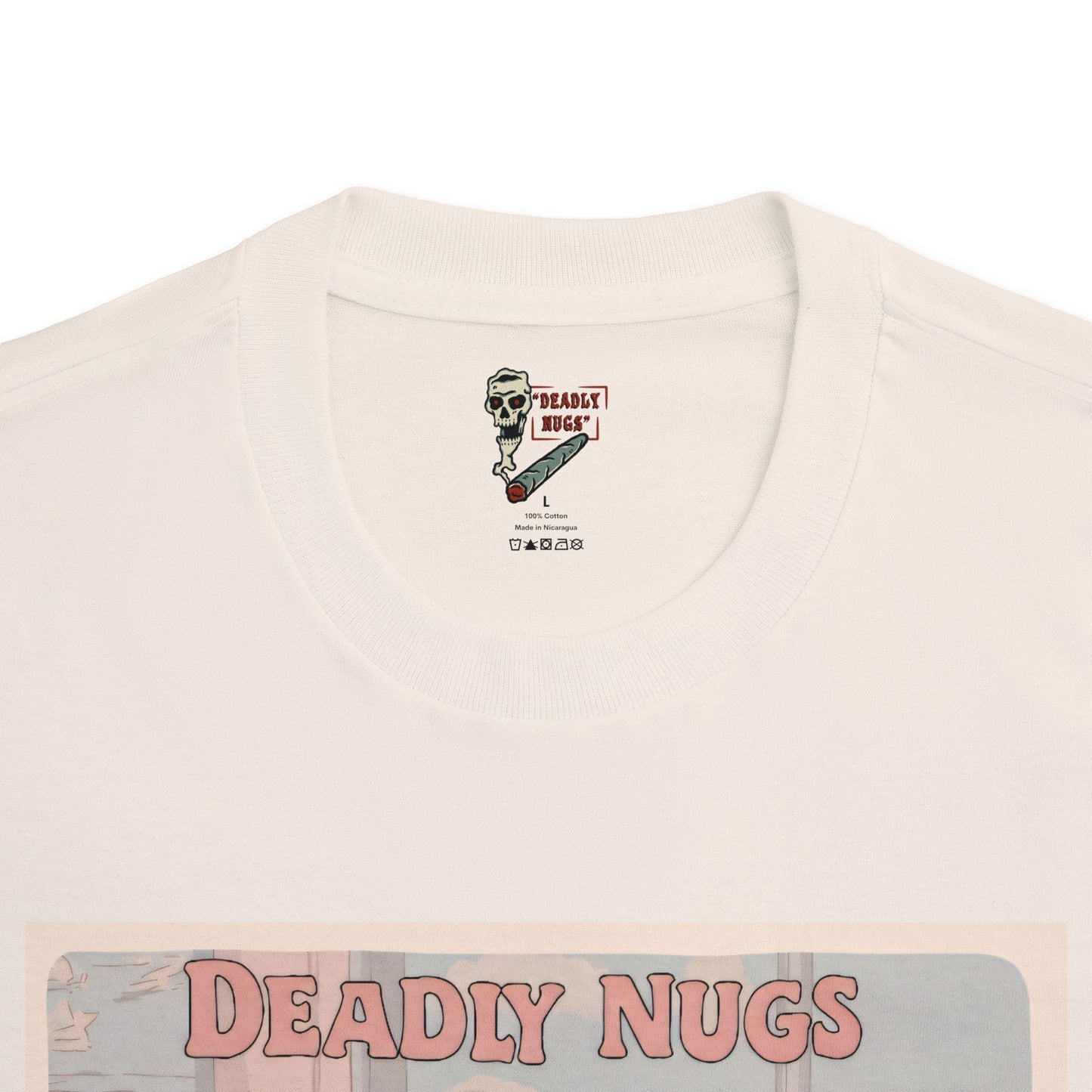 Powder Puff Pot T-Shirt DEADLY NUGS Aesthetic Print Unisex Graphic Tee