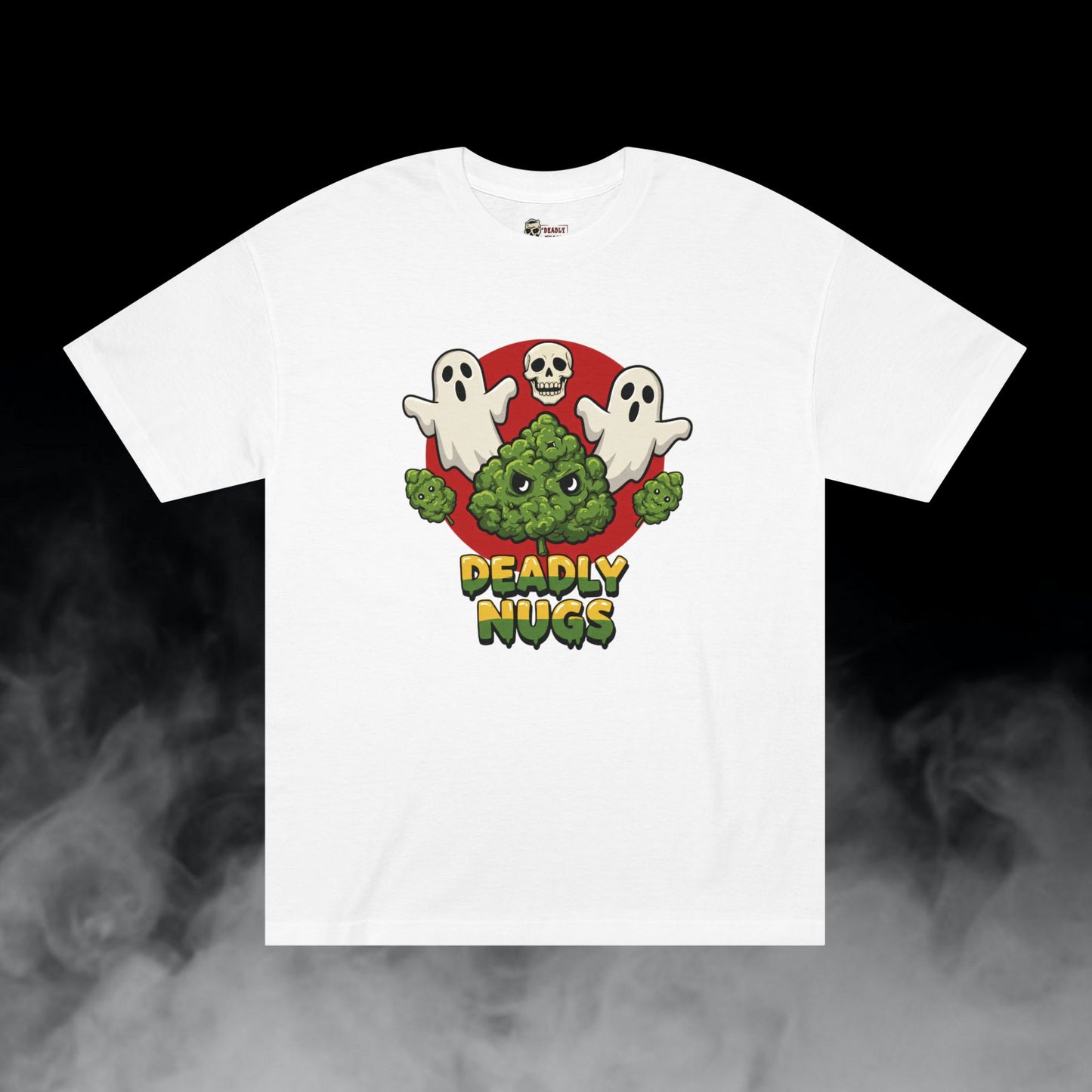 Ghost OG / Bud Characters Ghosts Skull Graphic Tee / Eerie Character Cartoon Art / 420 Underground Stoner Streetwear / DEADLY NUGS