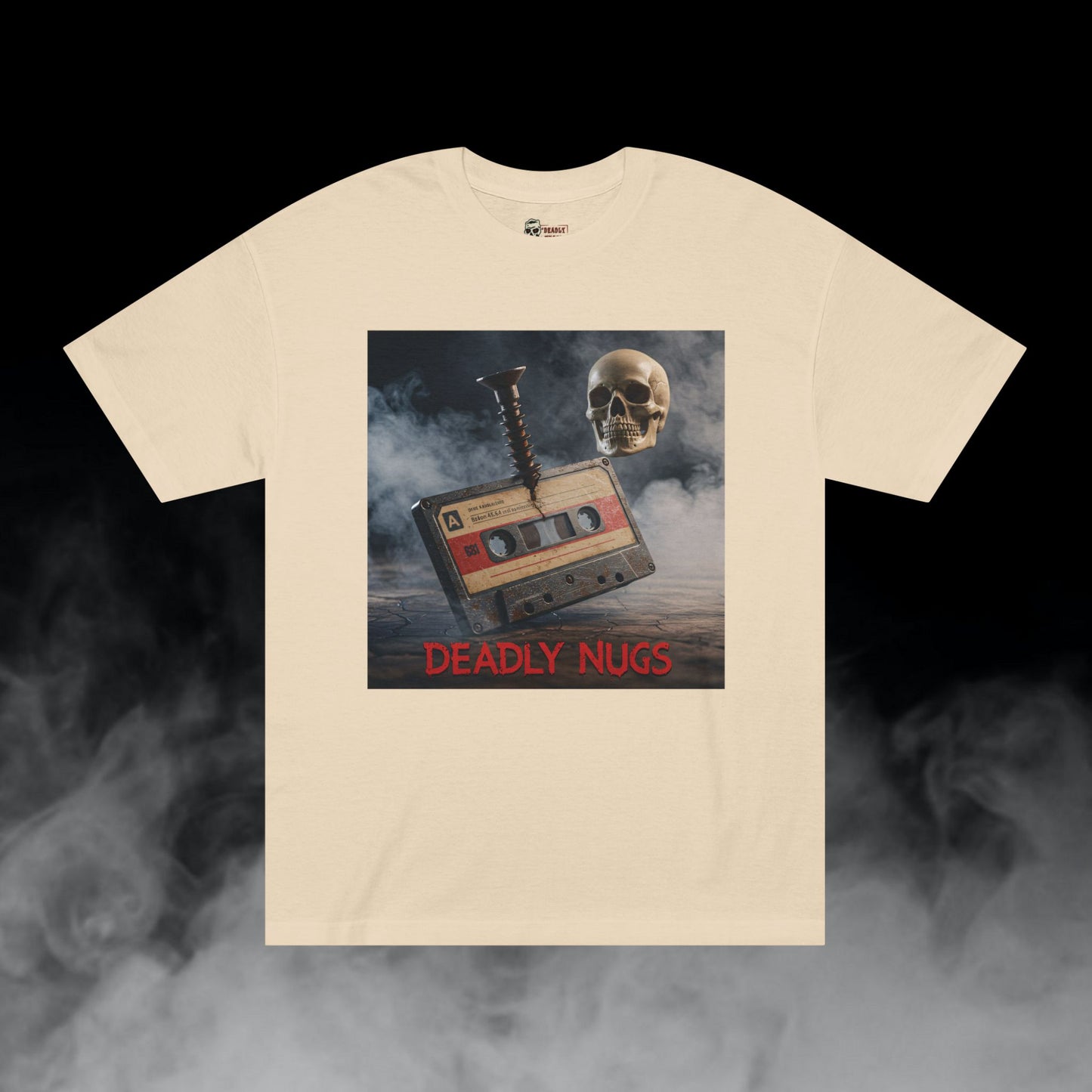 Screw Tape / Skull Smoke Screw Music Graphic Tee / Hyper-Realistic Gritty Trap Art / 420 Underground Stoner Streetwear / DEADLY NUGS