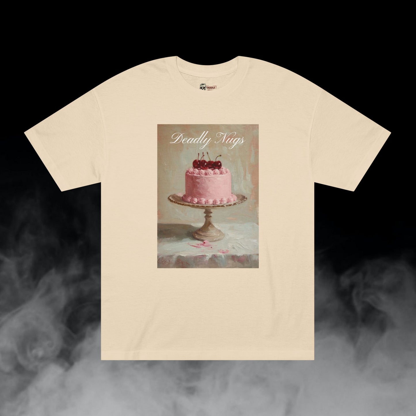 Cherry Cake T-Shirt DEADLY NUGS Aesthetic Print Unisex Graphic Tee