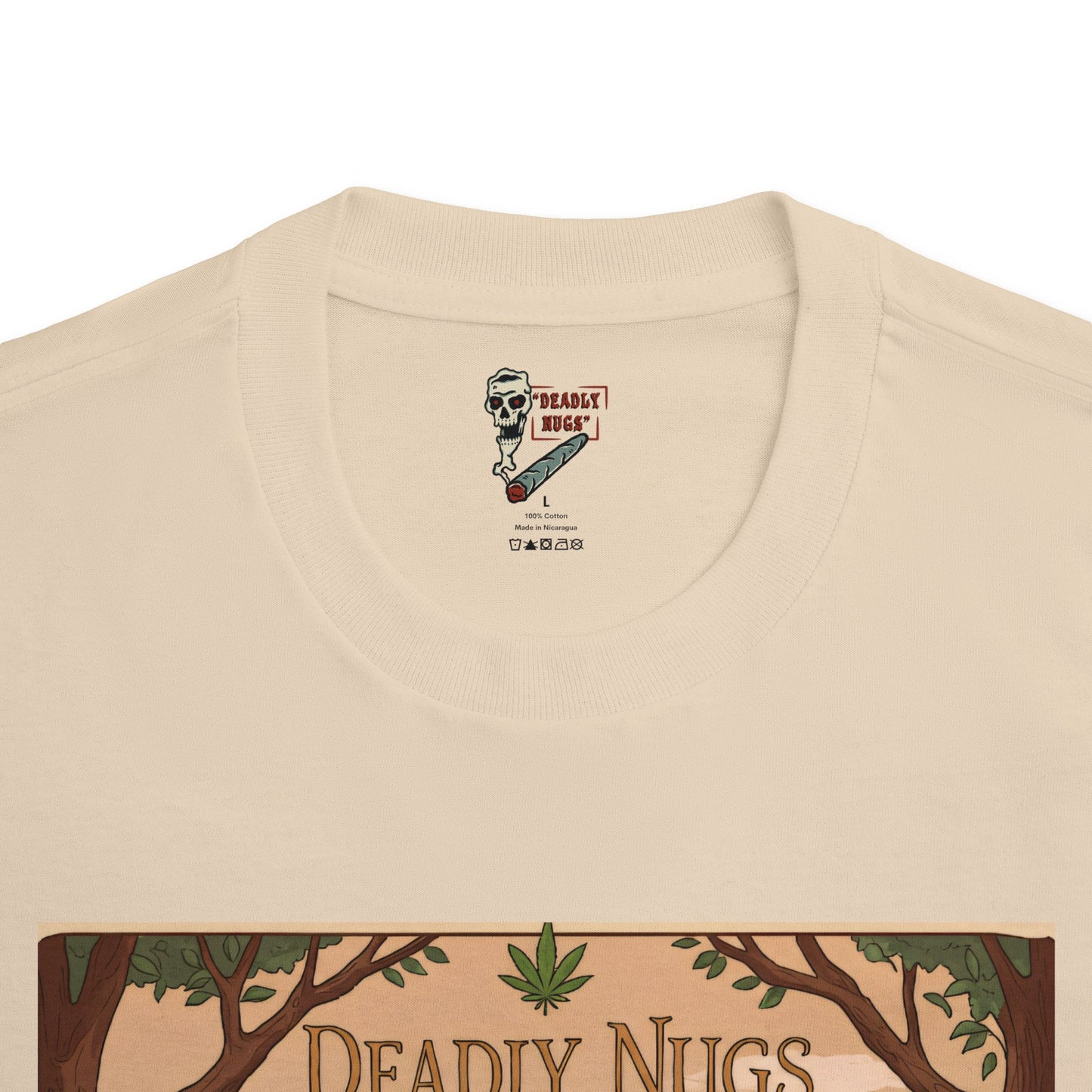 Cottage Kush / Premium Unisex Graphic Tee Aesthetic Print Skeleton Ghost 420 / DEADLY NUGS