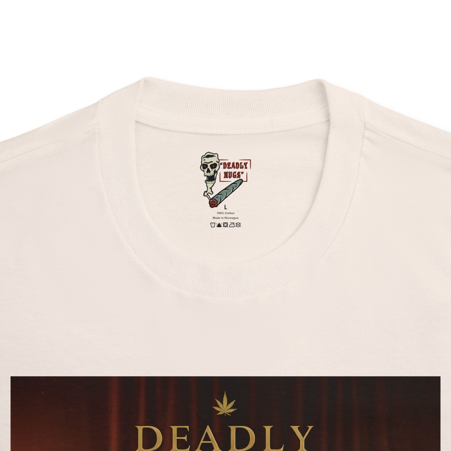 Supernatural Sophistication / Premium Unisex Graphic Tee Aesthetic Print Skeleton Ghost 420 / DEADLY NUGS