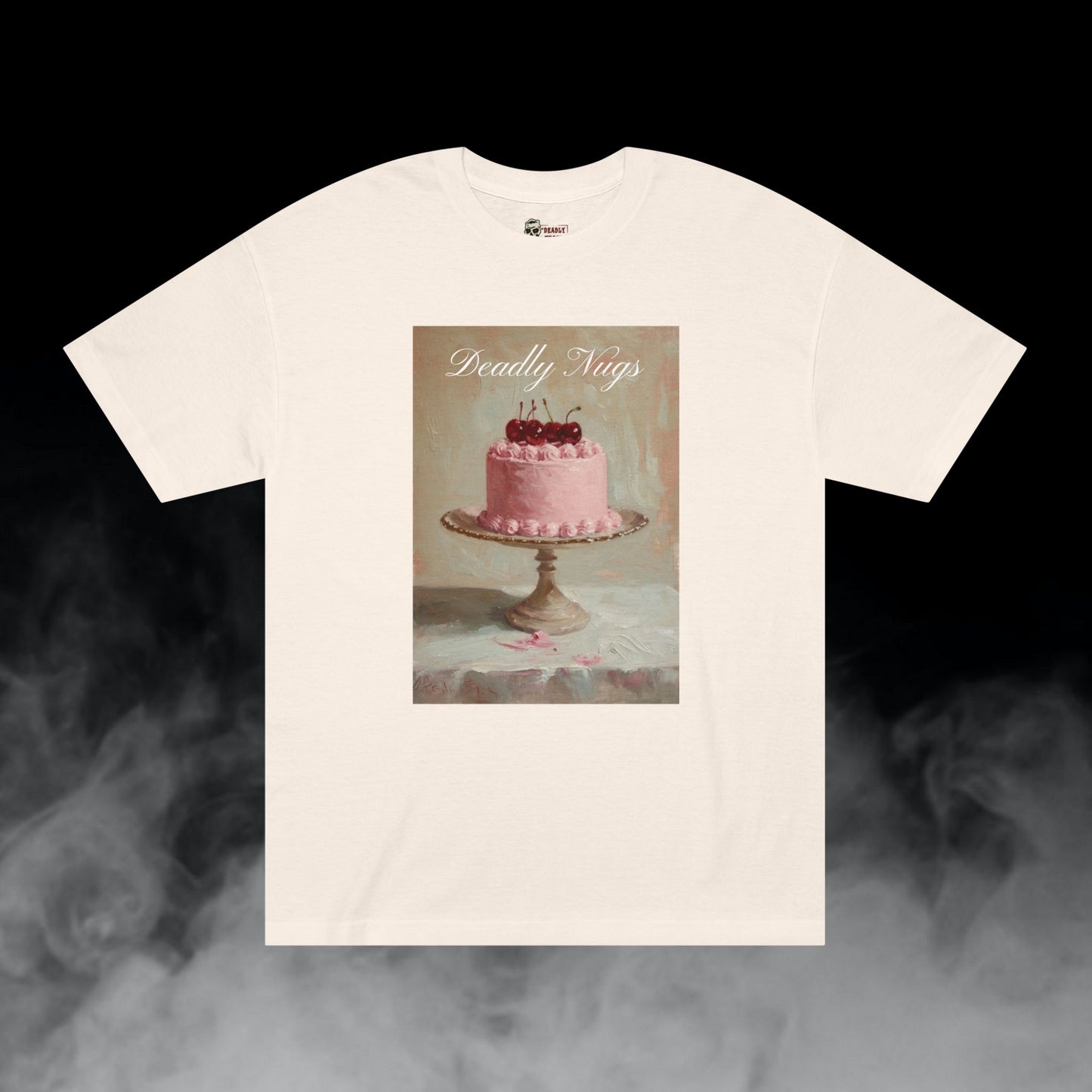 Cherry Cake T-Shirt DEADLY NUGS Aesthetic Print Unisex Graphic Tee