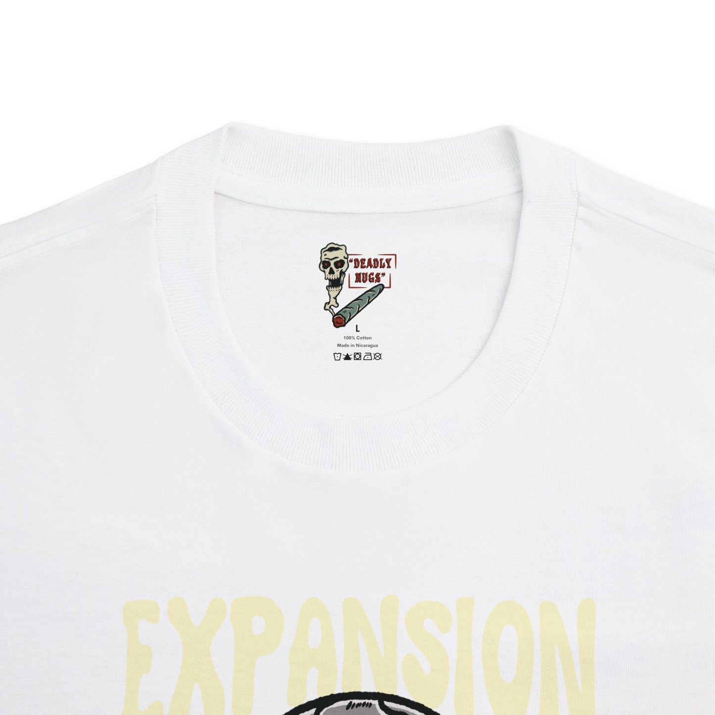 Expansion / Premium Unisex Graphic Tee Aesthetic Print Skull UFO 420 / DEADLY NUGS