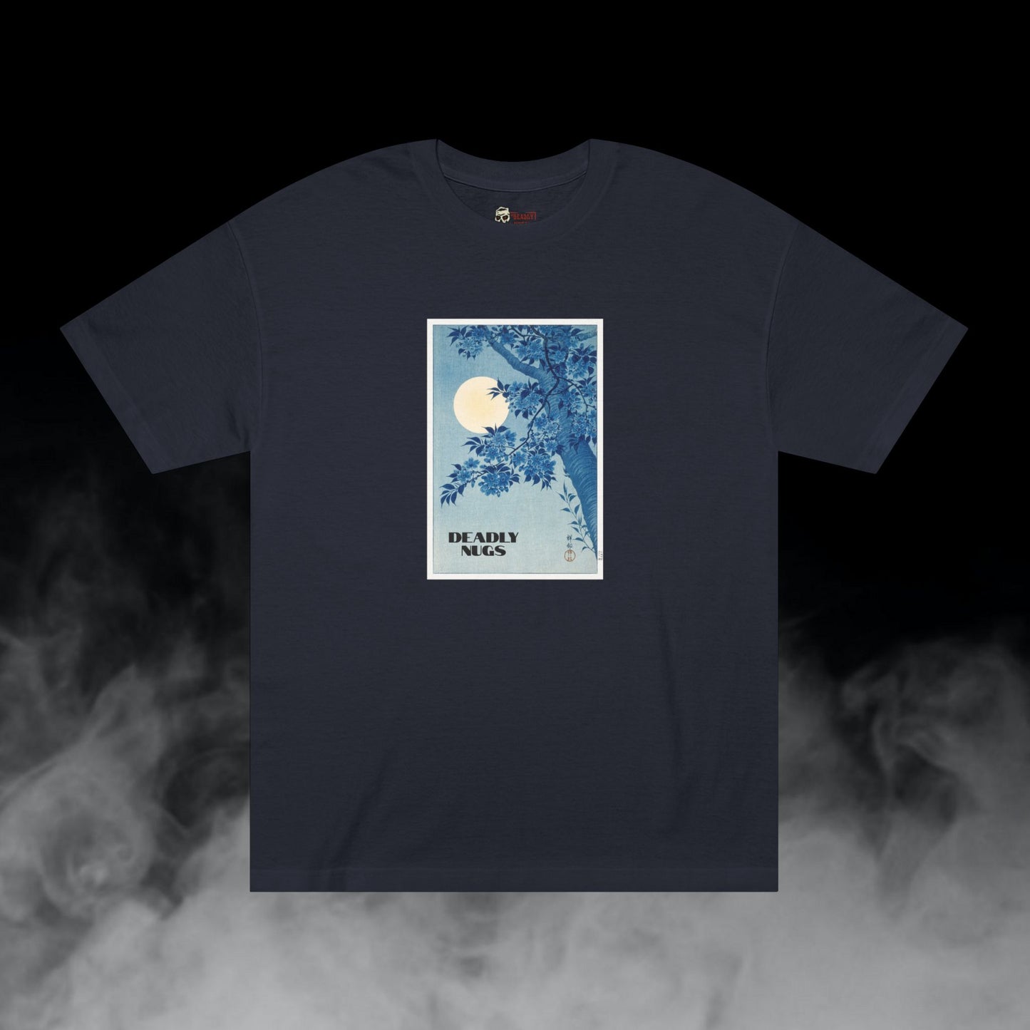 Evening Blue T-Shirt DEADLY NUGS Aesthetic Print Unisex Graphic Tee