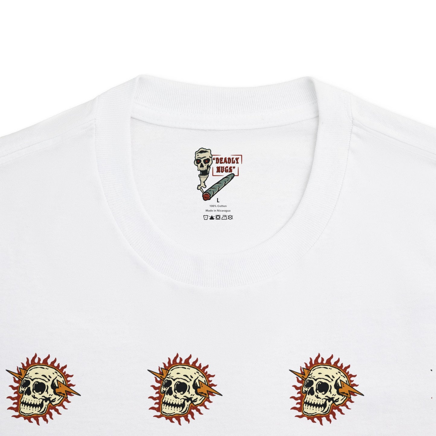 Stryker Pattern / Premium Unisex Graphic Tee Aesthetic Print Skull 420 Streetwear / DEADLY NUGS