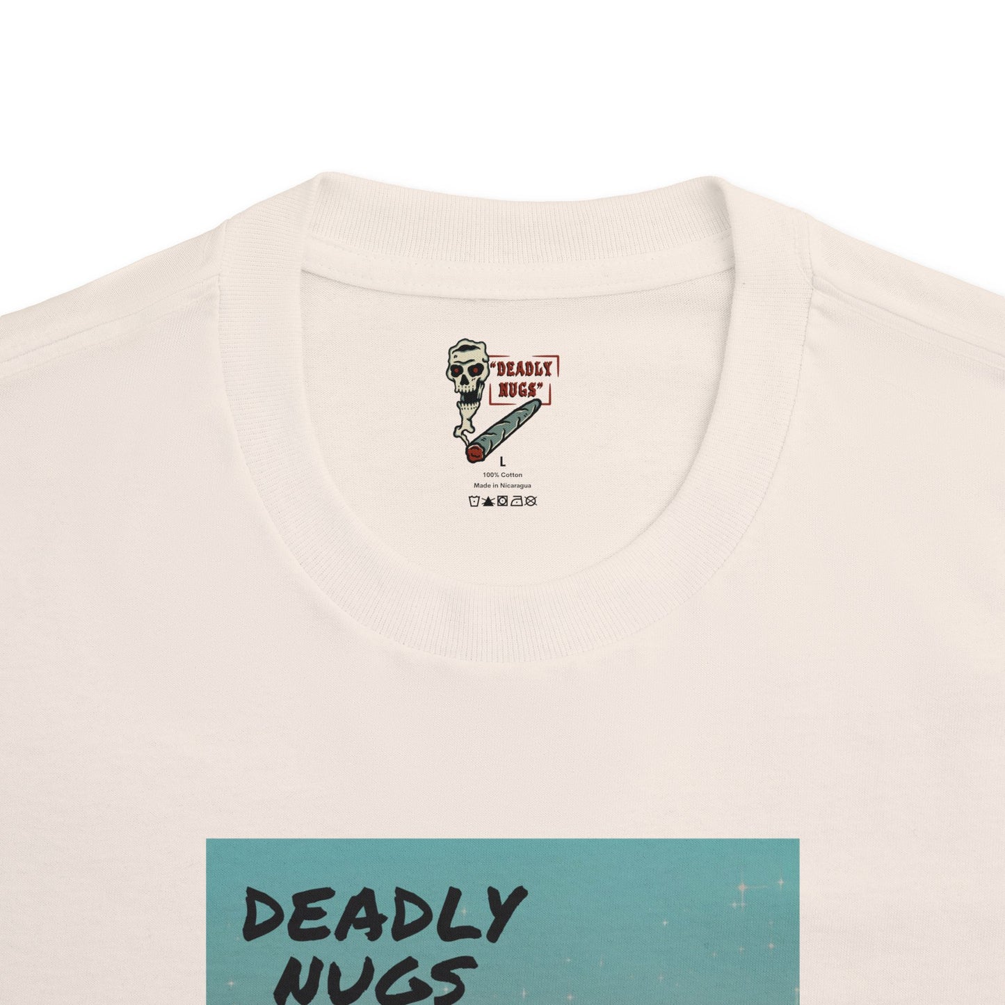 Lunar Beach T-Shirt DEADLY NUGS Aesthetic Print Unisex Graphic Tee