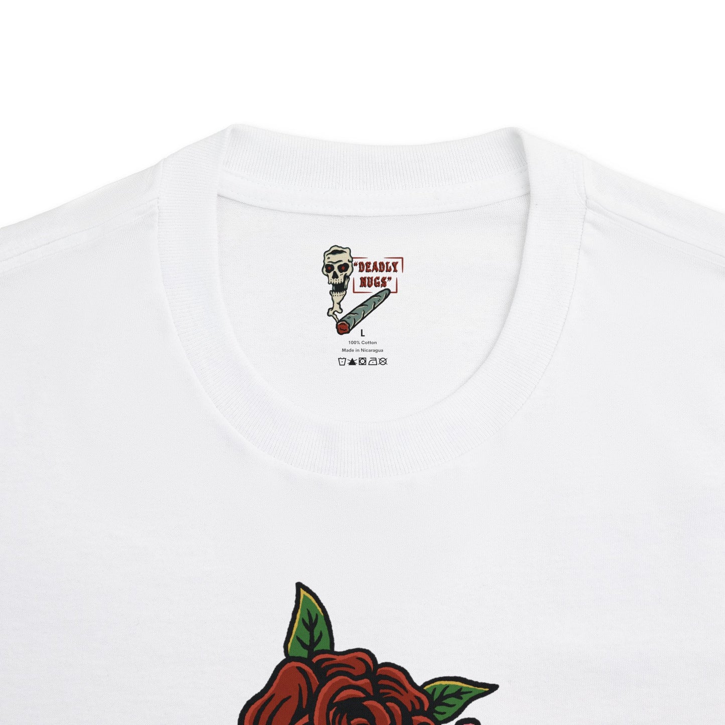 Romantic / Premium Unisex Graphic Tee Aesthetic Print Skull Love Streetwear / DEADLY NUGS