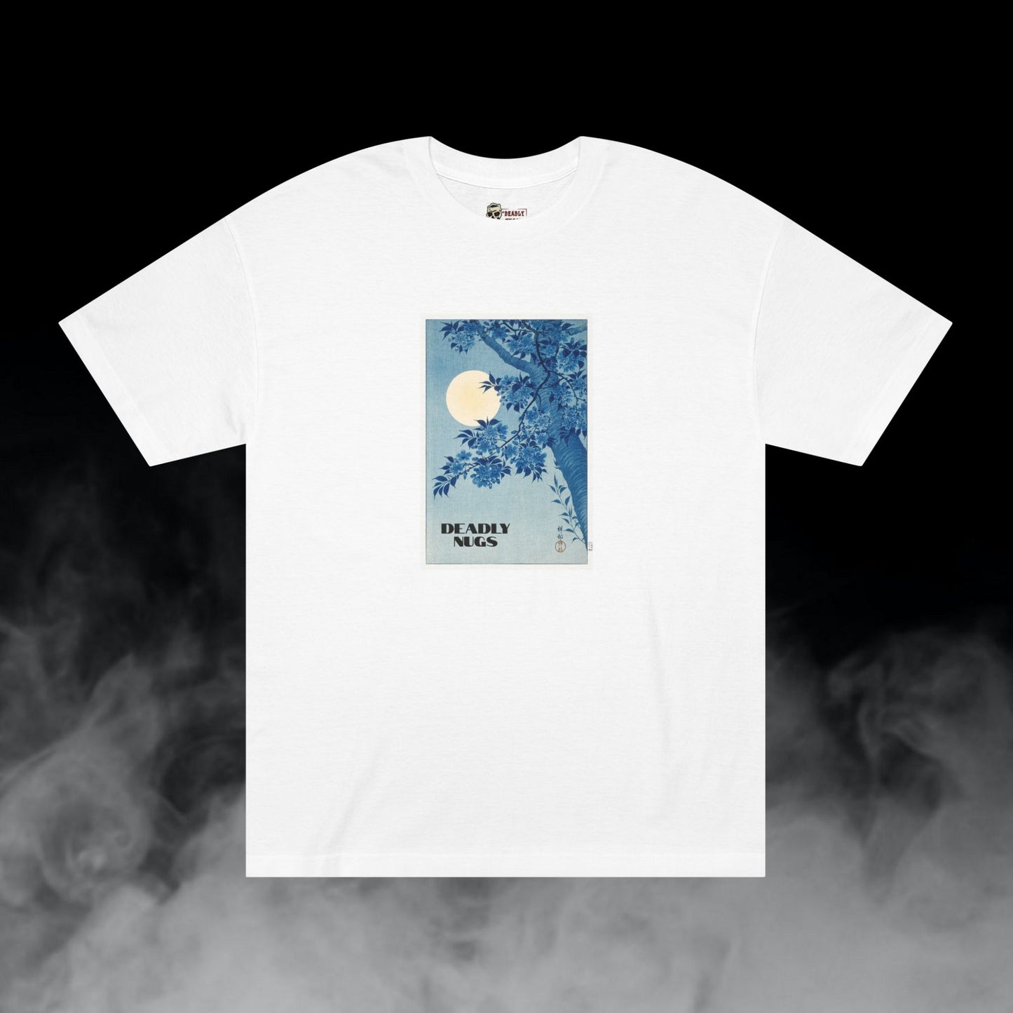 Evening Blue T-Shirt DEADLY NUGS Aesthetic Print Unisex Graphic Tee