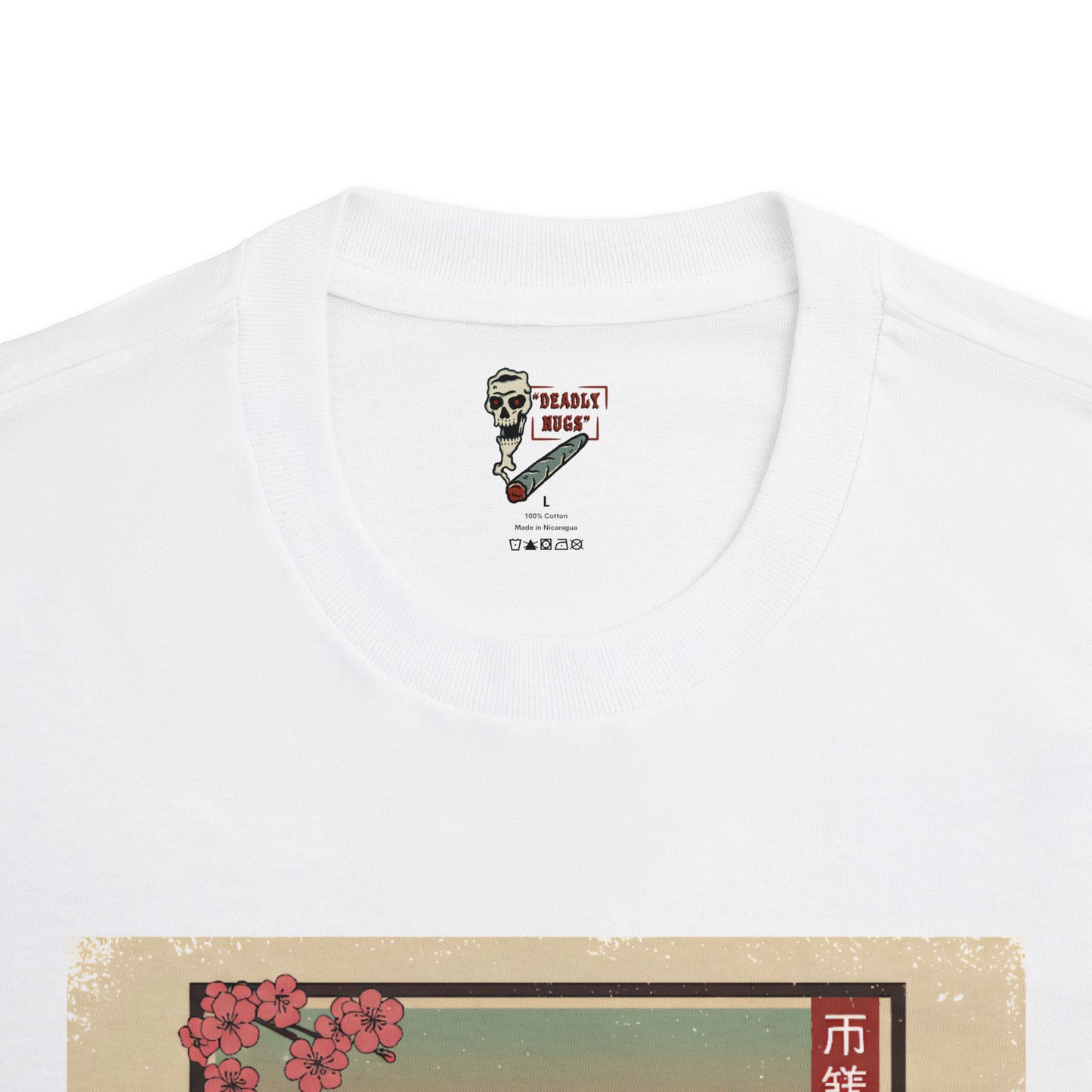 Japanese Sunset / Premium Unisex Graphic Tee Aesthetic Print Skeleton 420 Streetwear / DEADLY NUGS