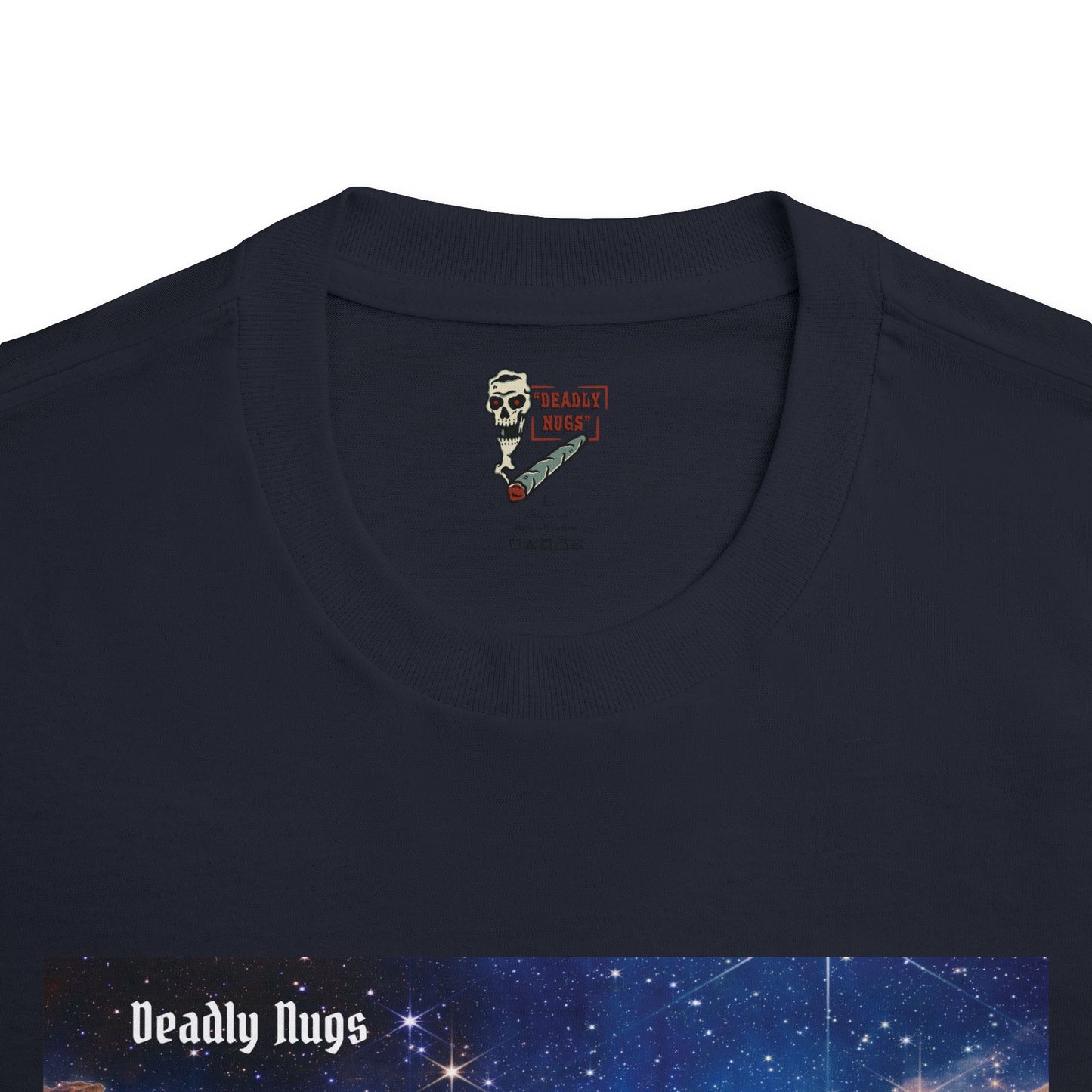 Intergalactic / Dreamy Galaxy Nebula Graphic Tee / Interstellar Space Art Style / 420 Underground Stoner Streetwear / DEADLY NUGS