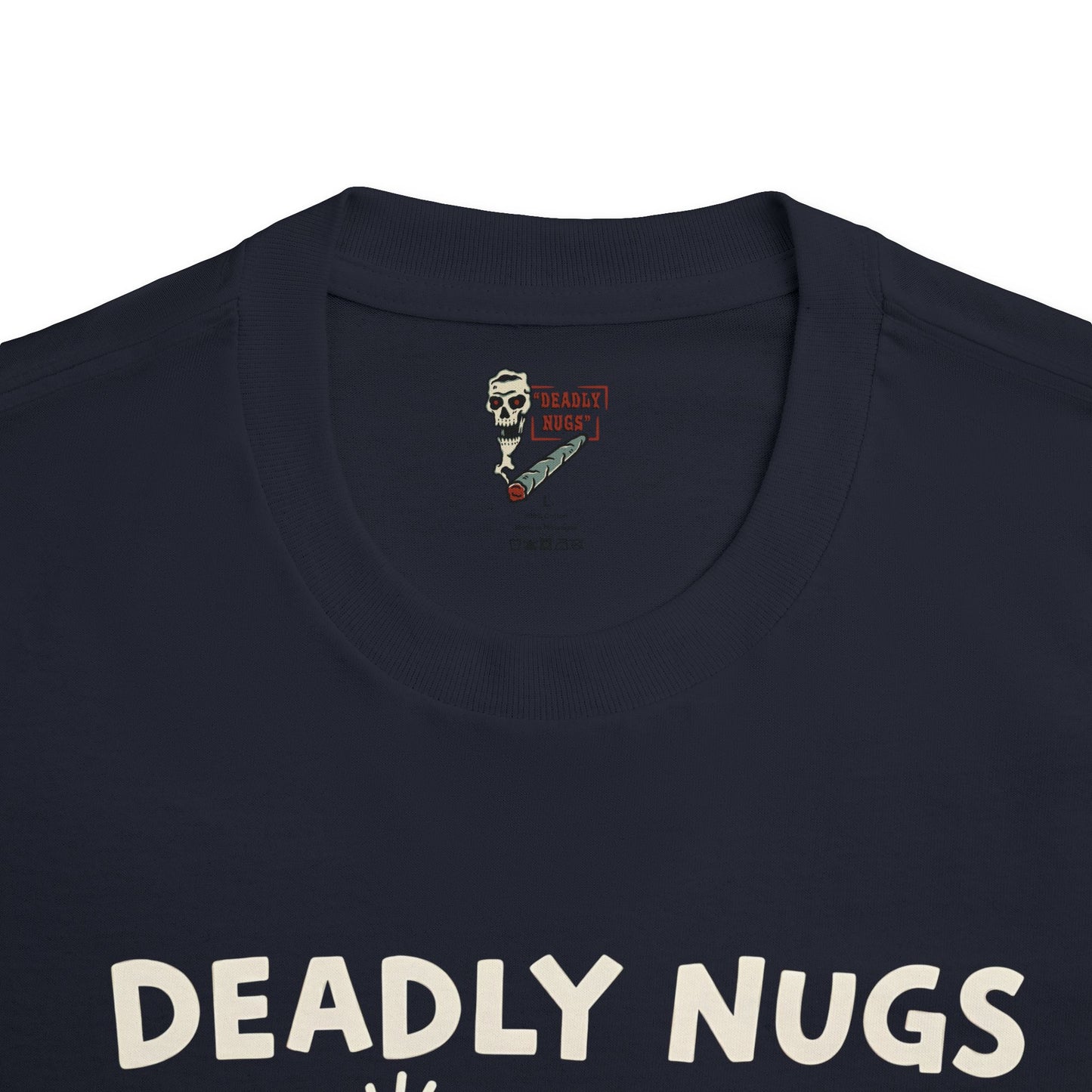 Nug Vibes / Bud and Skeleton Graphic Tee / Contemporary Pop Art Keith Haring Style / 420 Underground Stoner Streetwear / DEADLY NUGS