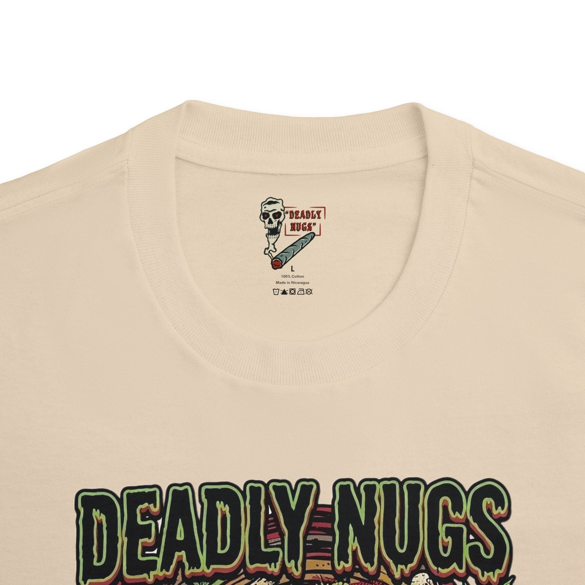 Grim Toker of the Deep / Vintage Pulp Horror Underground Comix Art Tee / 420 Underground Stoner Culture / DEADLY NUGS