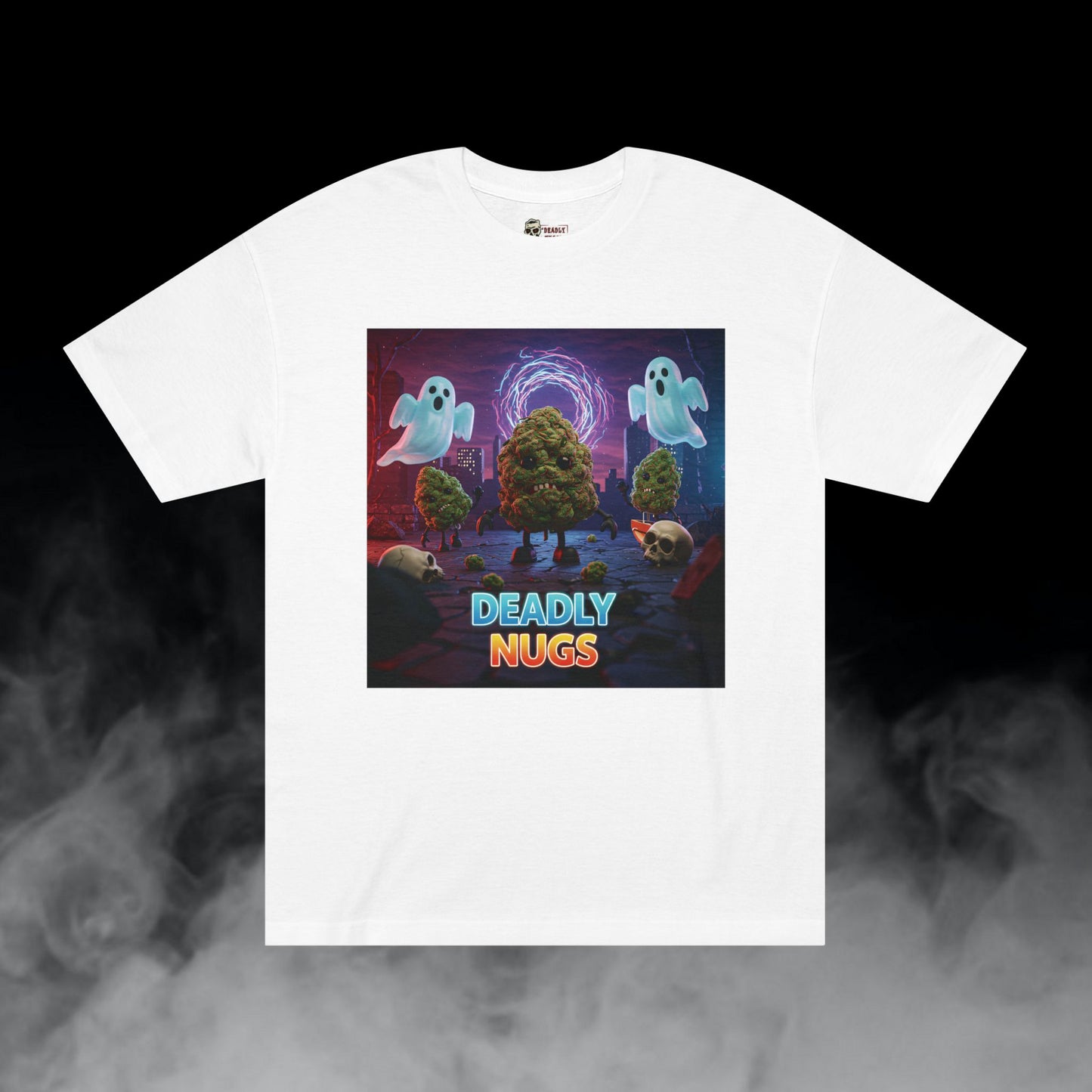 Open Portals T-Shirt DEADLY NUGS Aesthetic Print Unisex Graphic Tee