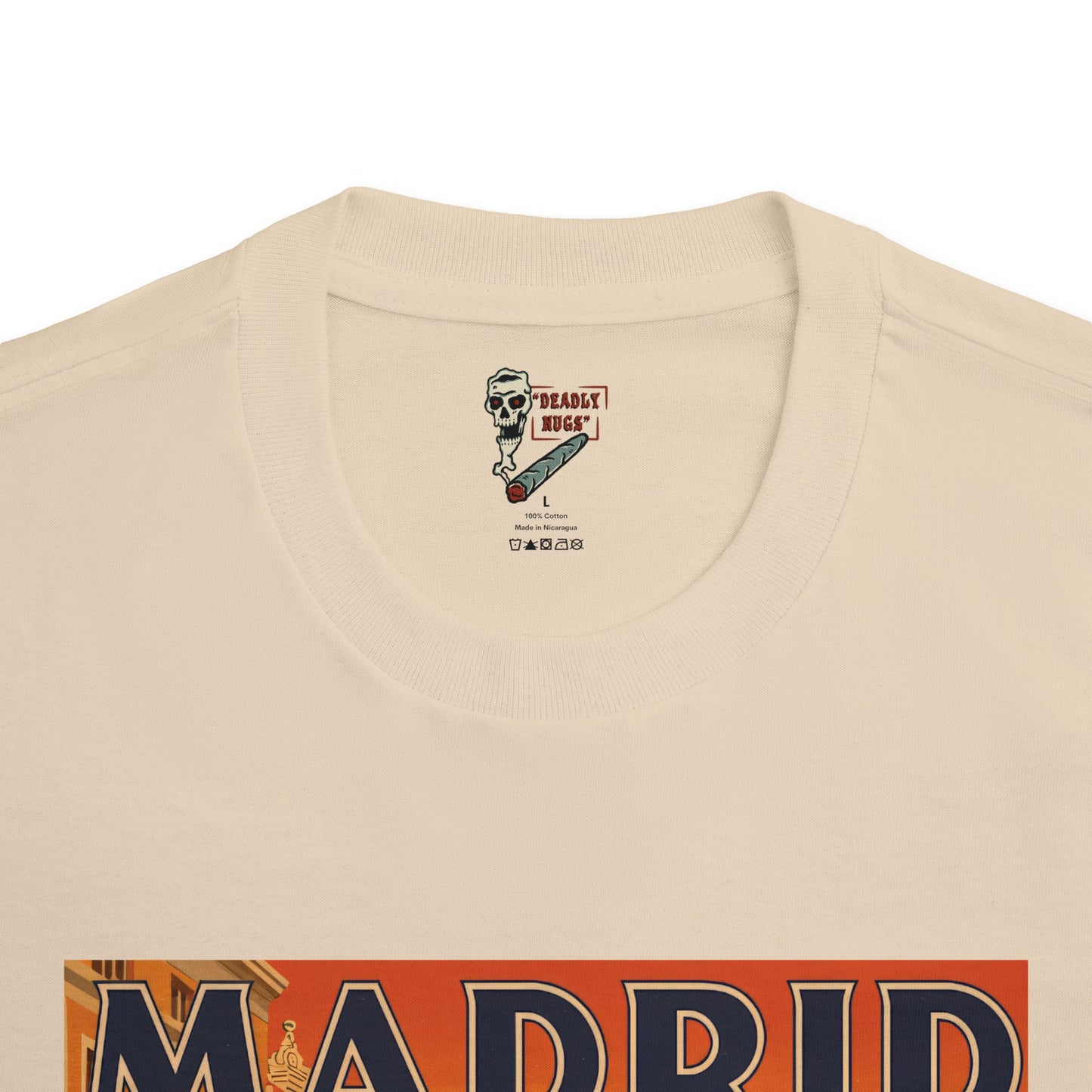 Madrid II / Premium Unisex Graphic Tee Aesthetic Print Skeleton 420 Streetwear / DEADLY NUGS