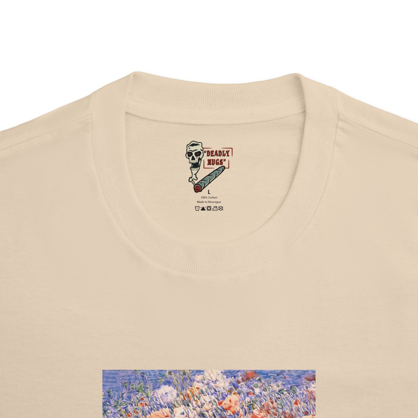 Inner Revival / Flower Painting Graphic Tee / Vintage Classic Floral Art Style / 420 Underground Stoner Streetwear / DEADLY NUGS