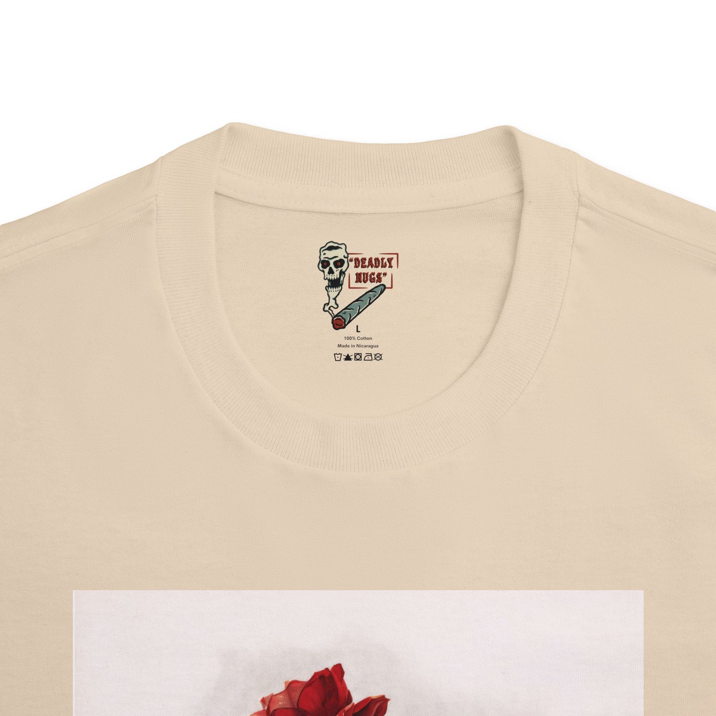 Rose Buds T-Shirt DEADLY NUGS Aesthetic Print Unisex Graphic Tee