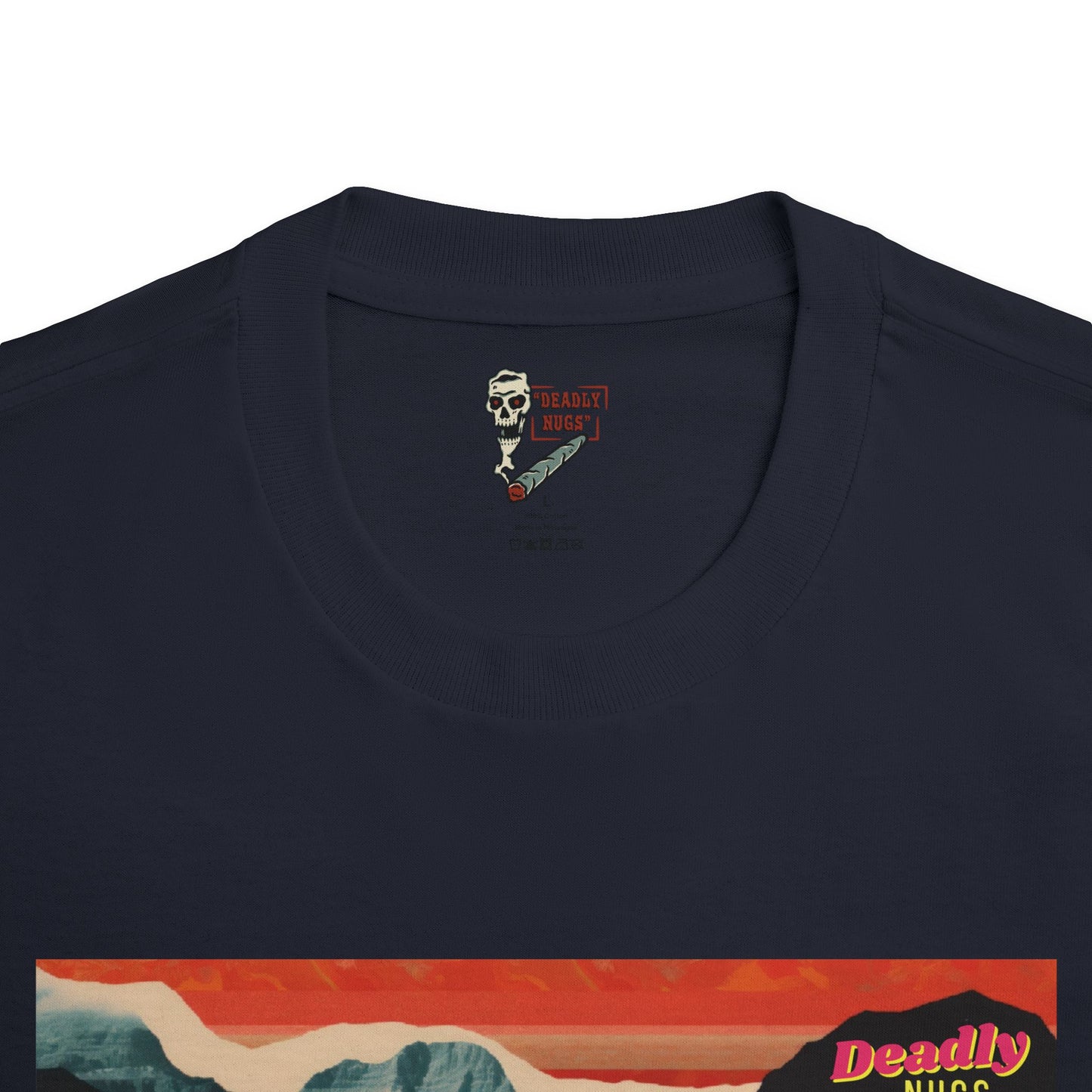 Road Traveler T-Shirt DEADLY NUGS Aesthetic Print Unisex Graphic Tee