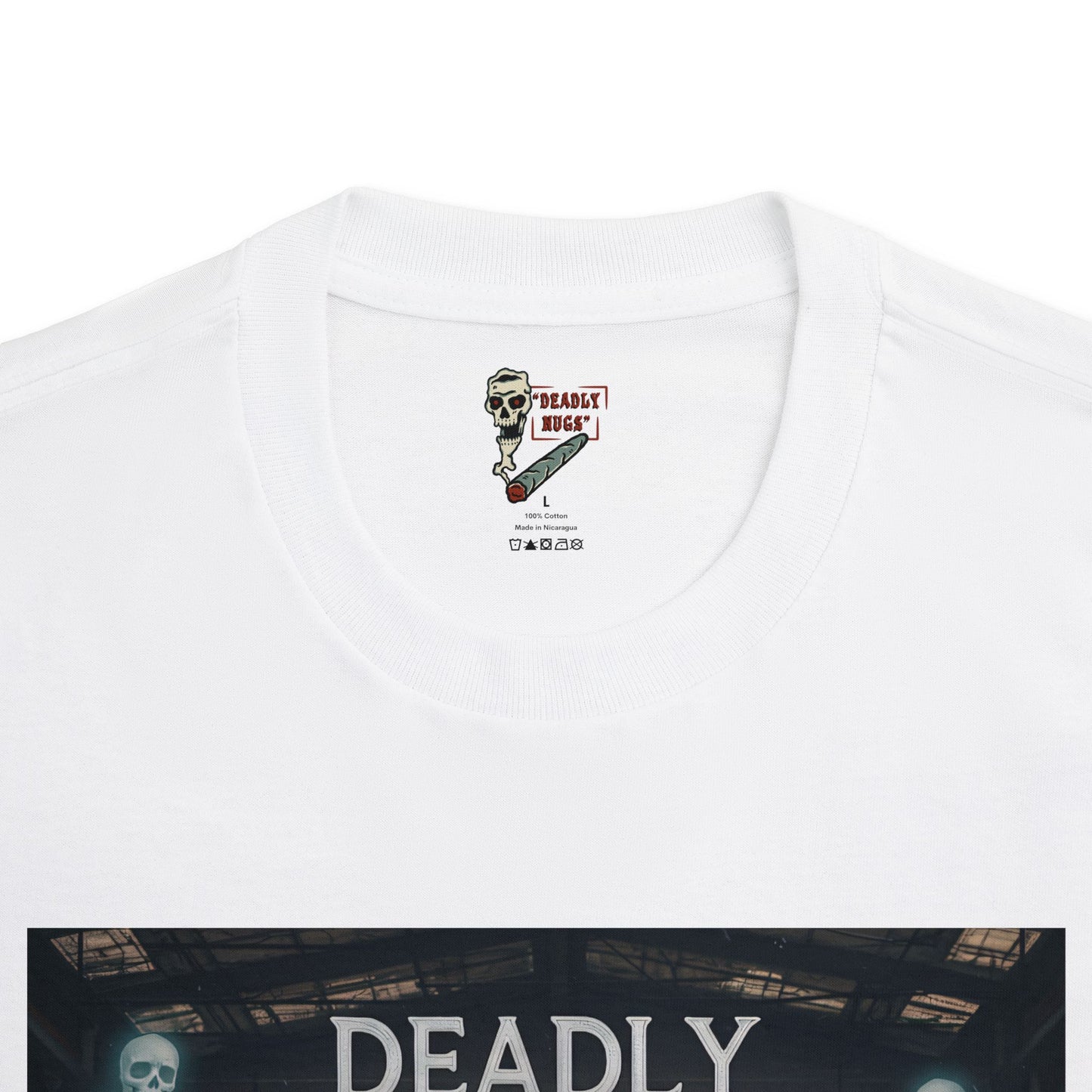 Killer Lambo / Premium Unisex Graphic Tee Aesthetic Print Ghost Exotic Car 420 / DEADLY NUGS