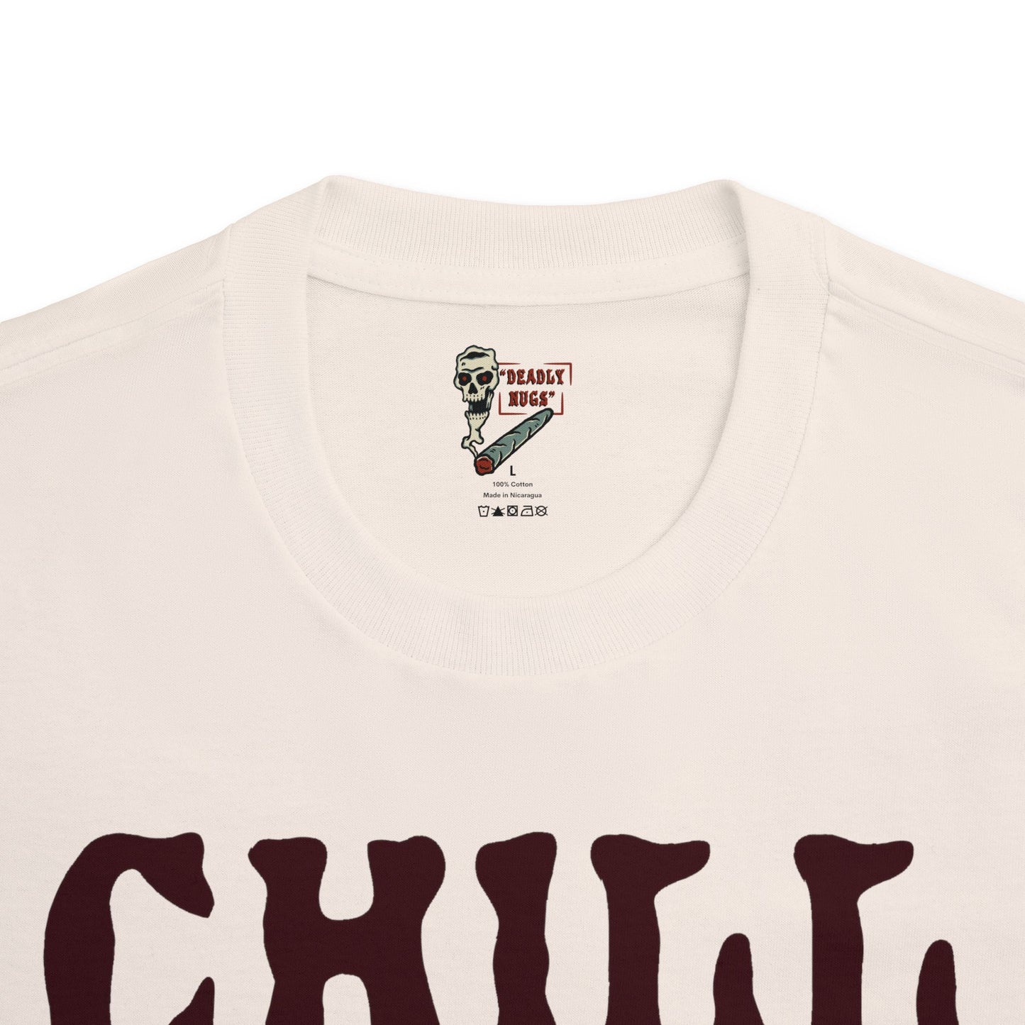 Smoke Break / Premium Unisex Graphic Tee Aesthetic Print Skull Art 420 / DEADLY NUGS