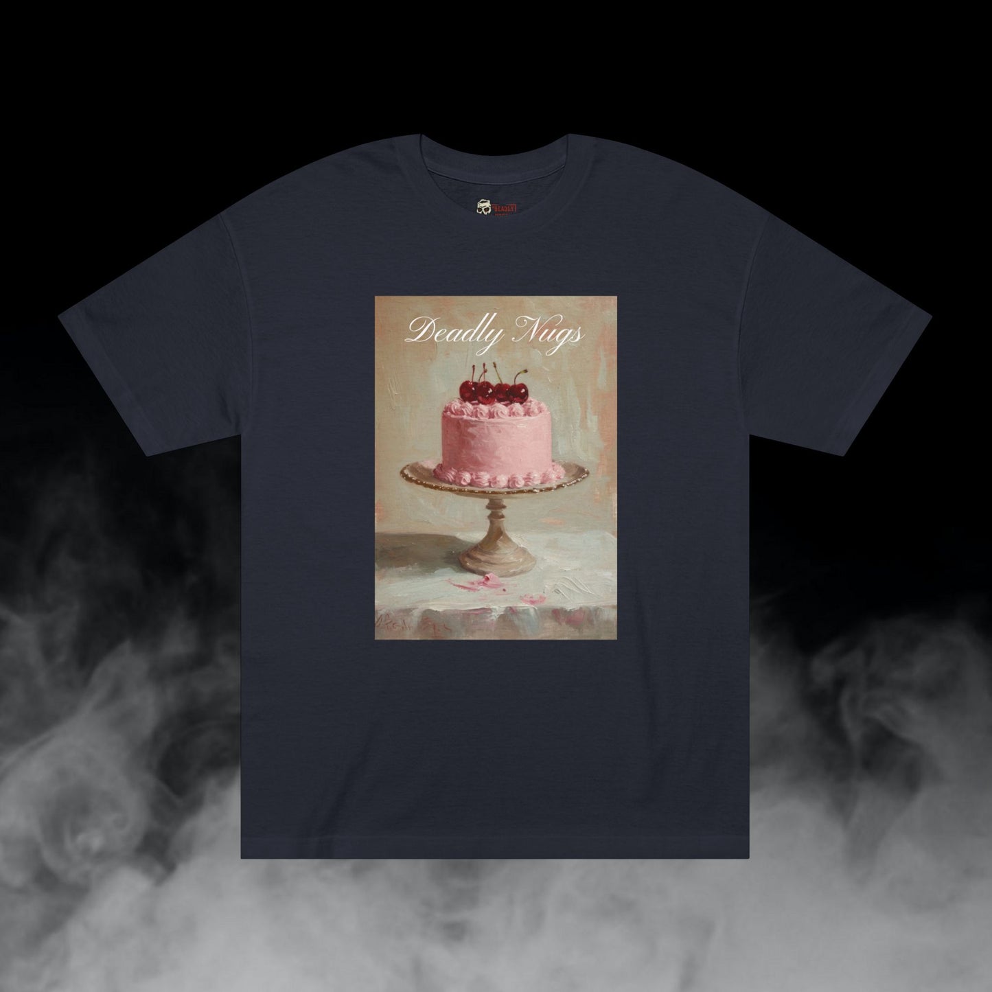 Cherry Cake T-Shirt DEADLY NUGS Aesthetic Print Unisex Graphic Tee
