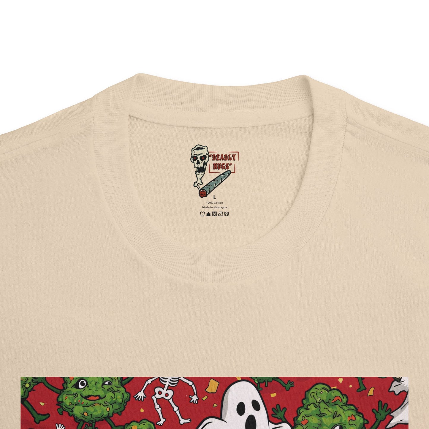 Jingle Jam / Premium Unisex Graphic Tee Aesthetic Print Ghost Skeleton 420 / DEADLY NUGS