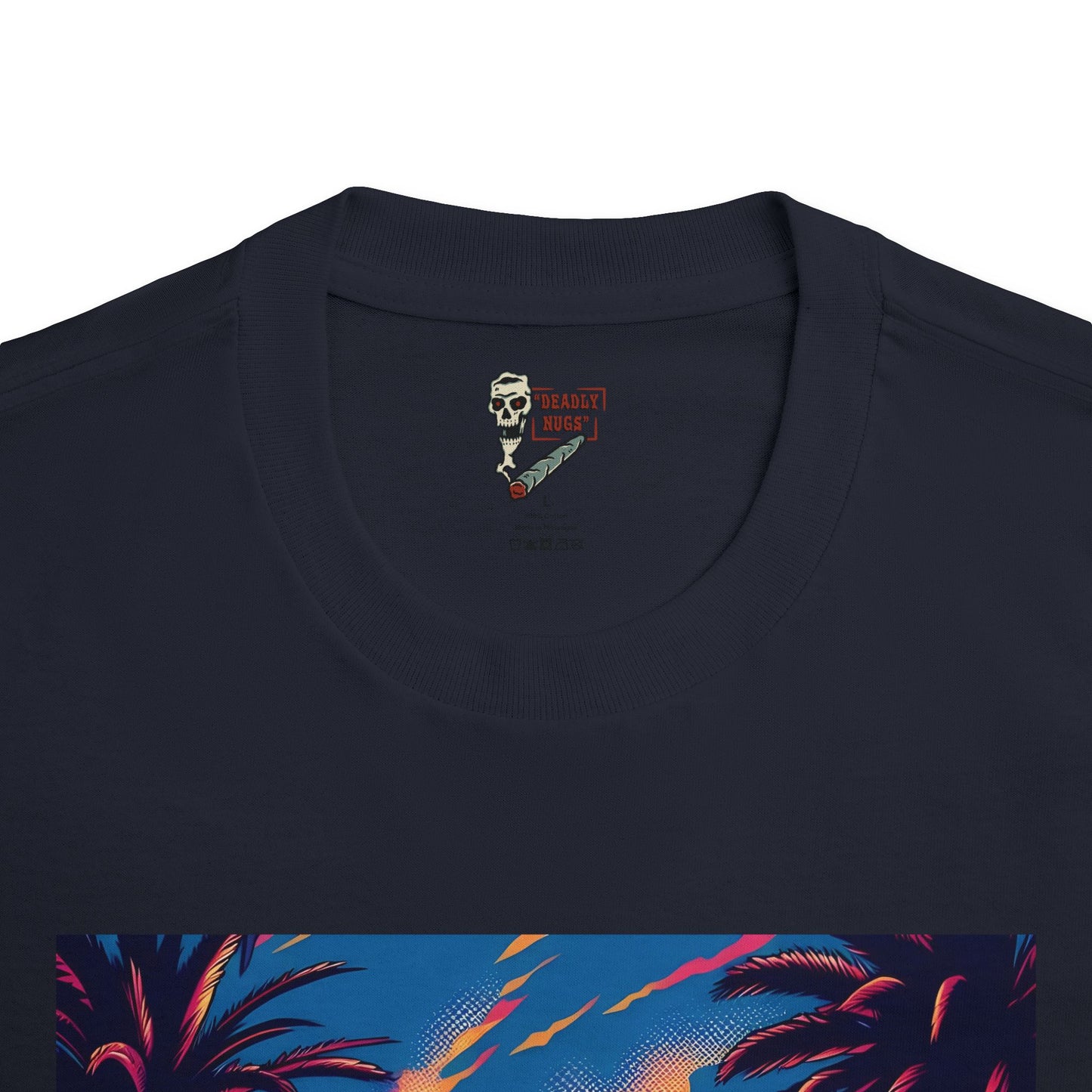 Pure Life / Premium Unisex Graphic Tee Aesthetic Print Skull 420 Streetwear / DEADLY NUGS