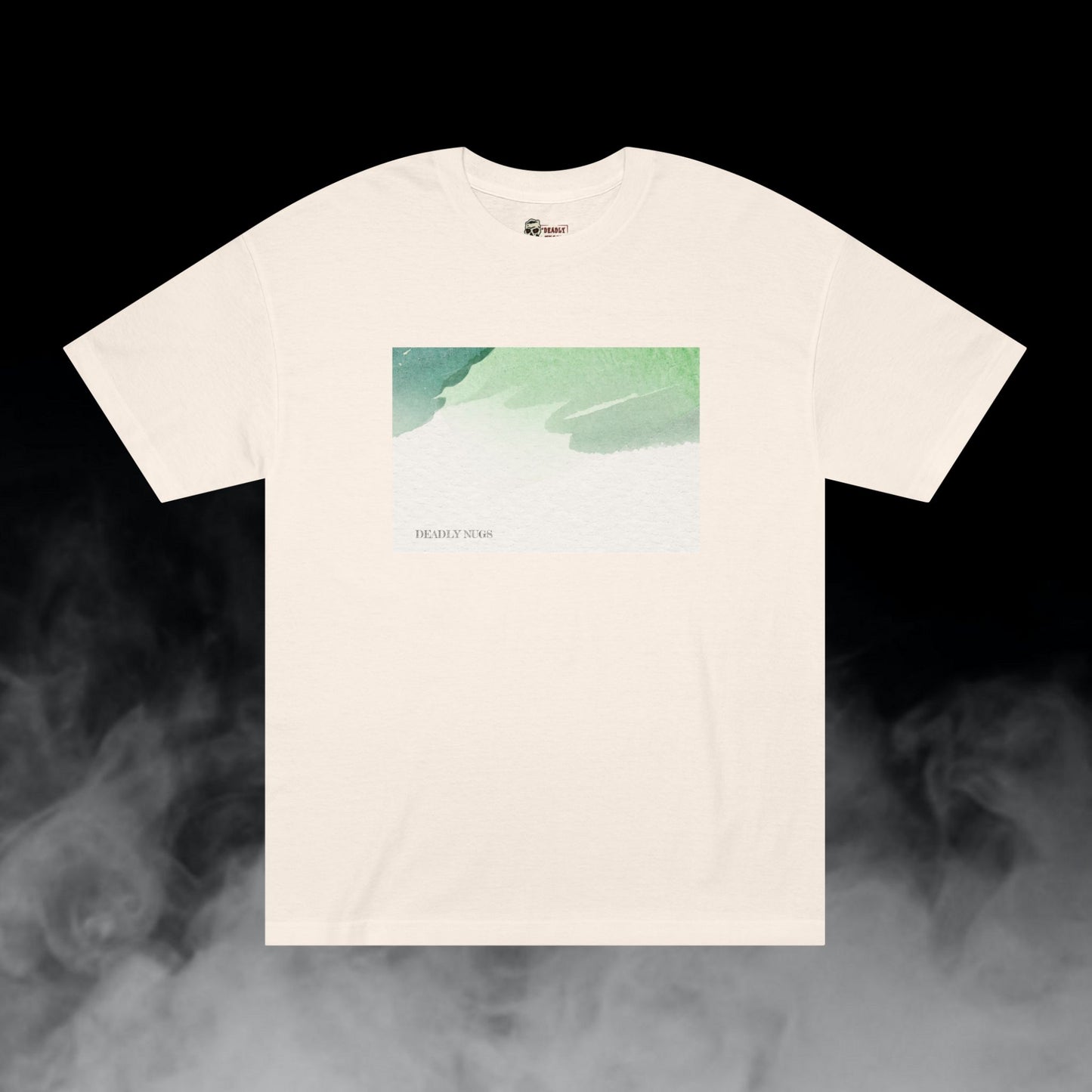 Cool Green / Soothing Color Palette Paint Graphic Tee / Contemporary Painting Art Style / 420 Underground Stoner Streetwear / DEADLY NUGS