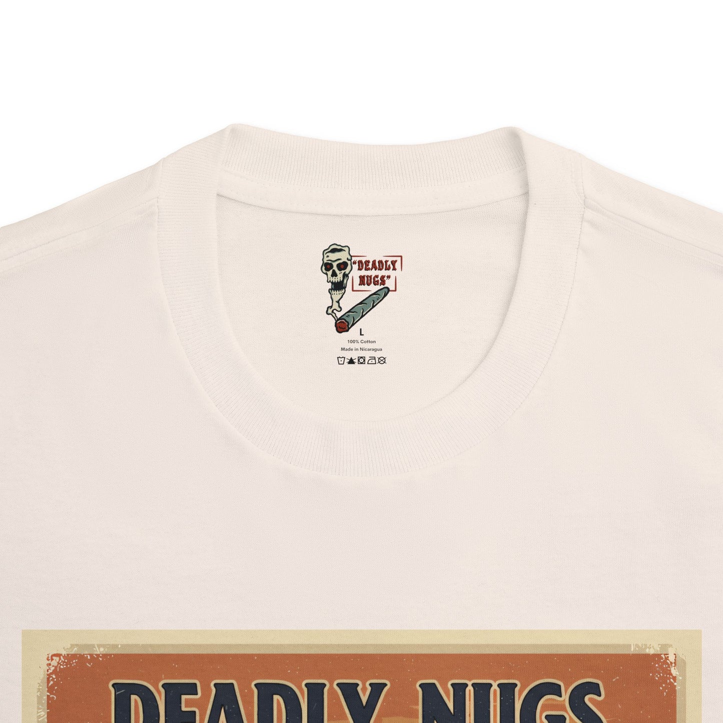 Deadly Nugs Los Angeles / Premium Unisex Graphic Tee Aesthetic Print Skeleton 420 / DEADLY NUGS