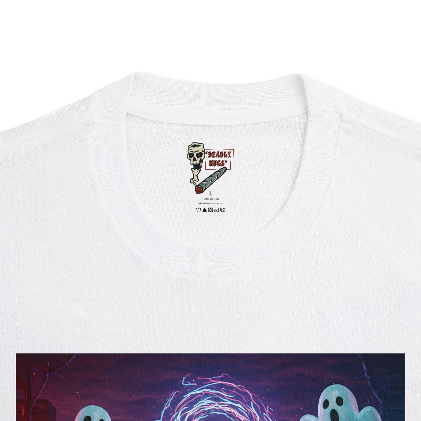 Open Portals T-Shirt DEADLY NUGS Aesthetic Print Unisex Graphic Tee