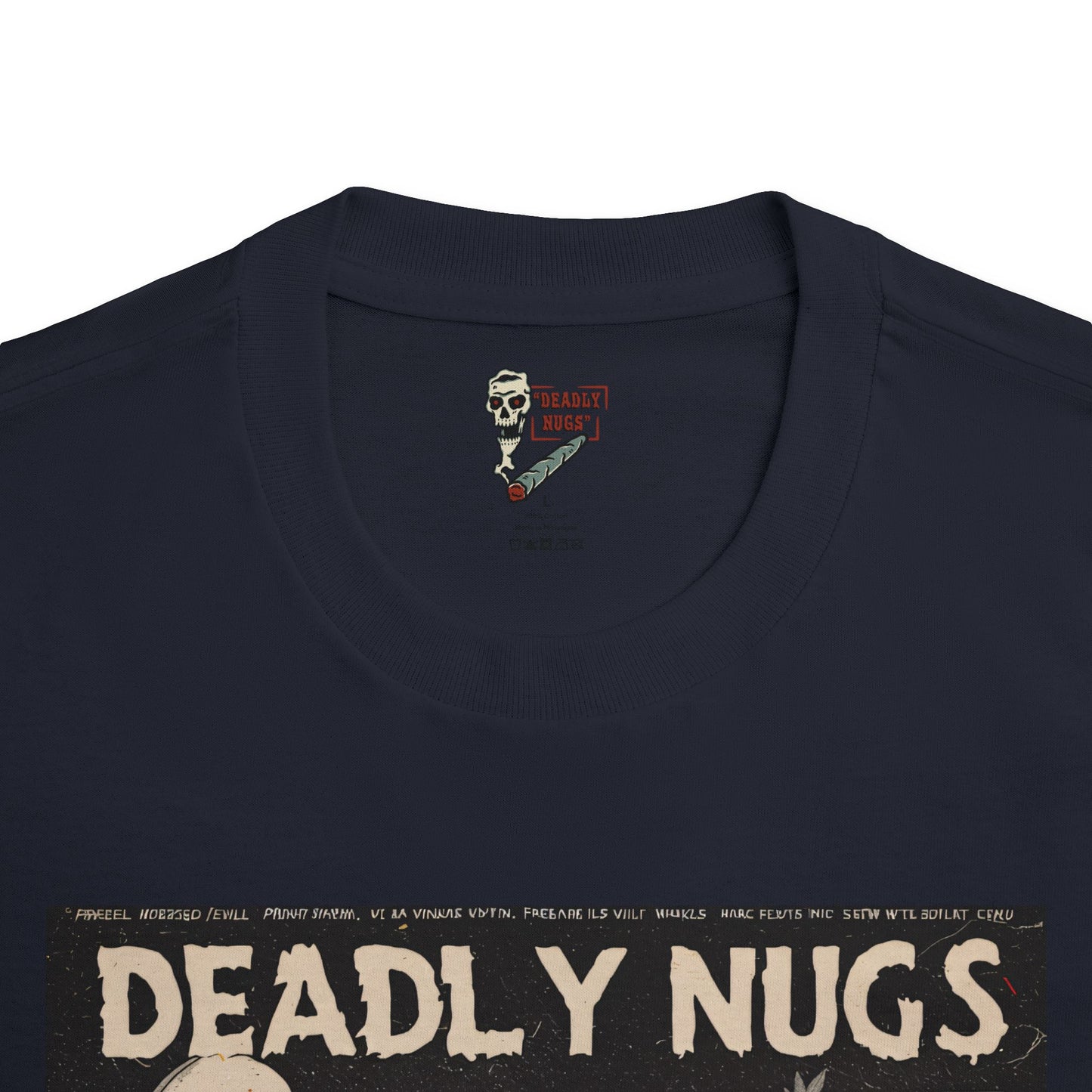 Door to Elsewhere / Bud Characters Ghosts Skeletons Graphic Tee / Dark Humor Vintage Eerie Trippy Pulp Comic Art Style / 420 Underground Stoner Streetwear / DEADLY NUGS