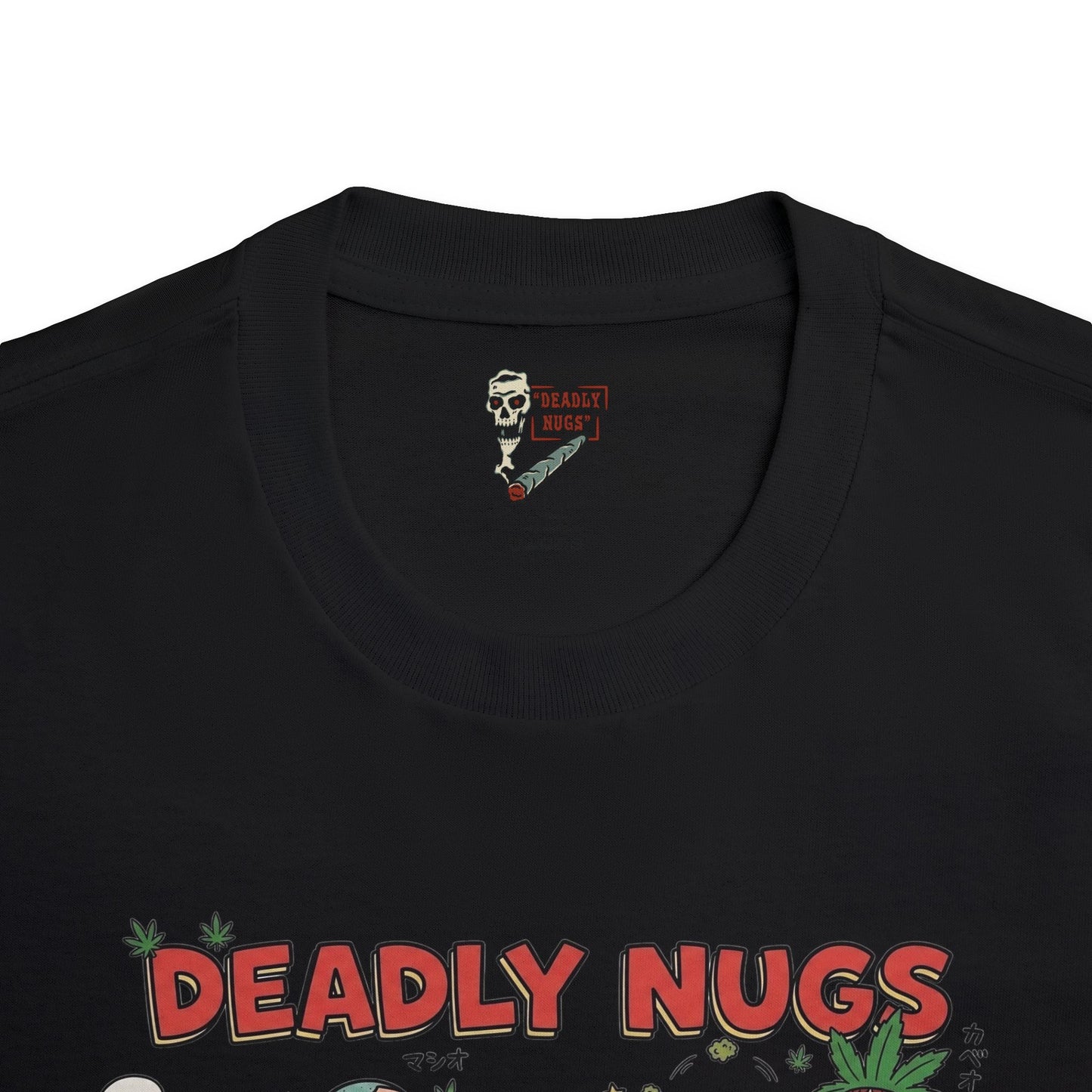 Kasukabe Clique / Retro Japanese Anime Comic Art Tee / 420 Underground Stoner Culture / DEADLY NUGS