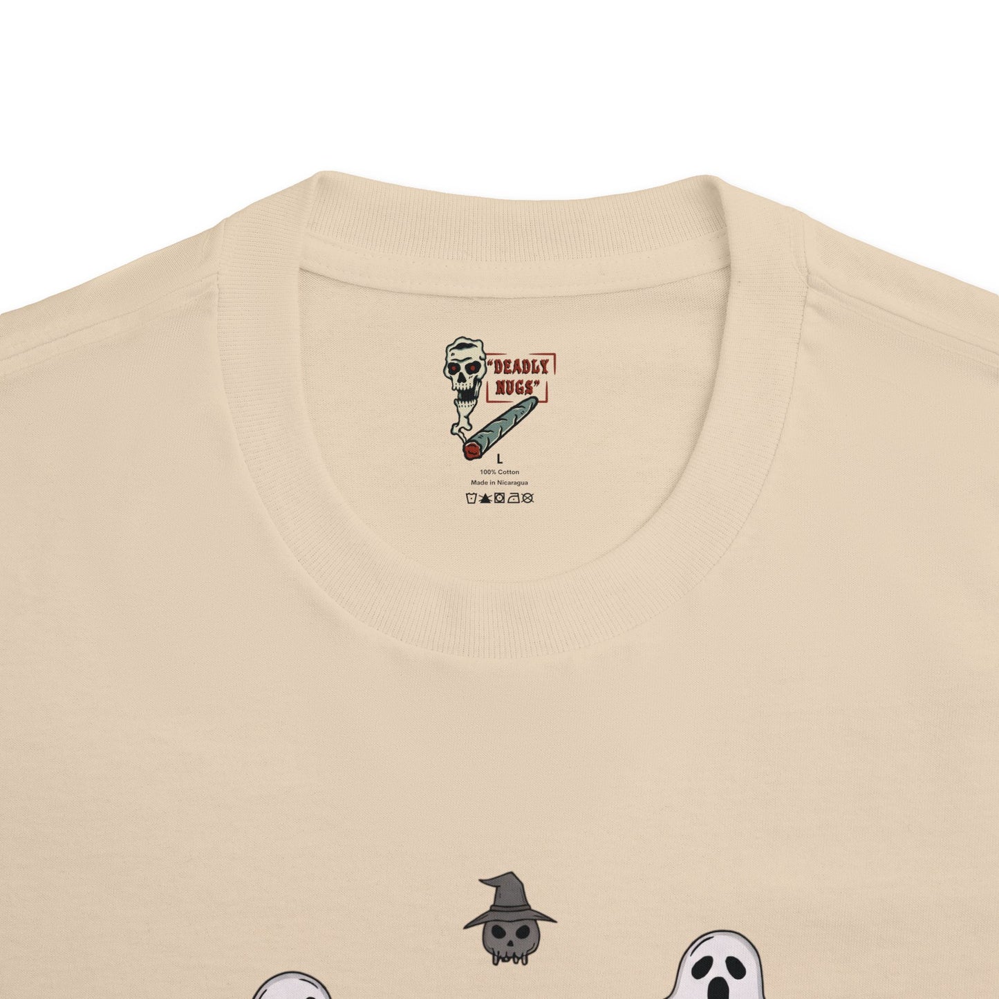 Houdini / Premium Unisex Graphic Tee Aesthetic Print Ghost Skeleton 420 / DEADLY NUGS