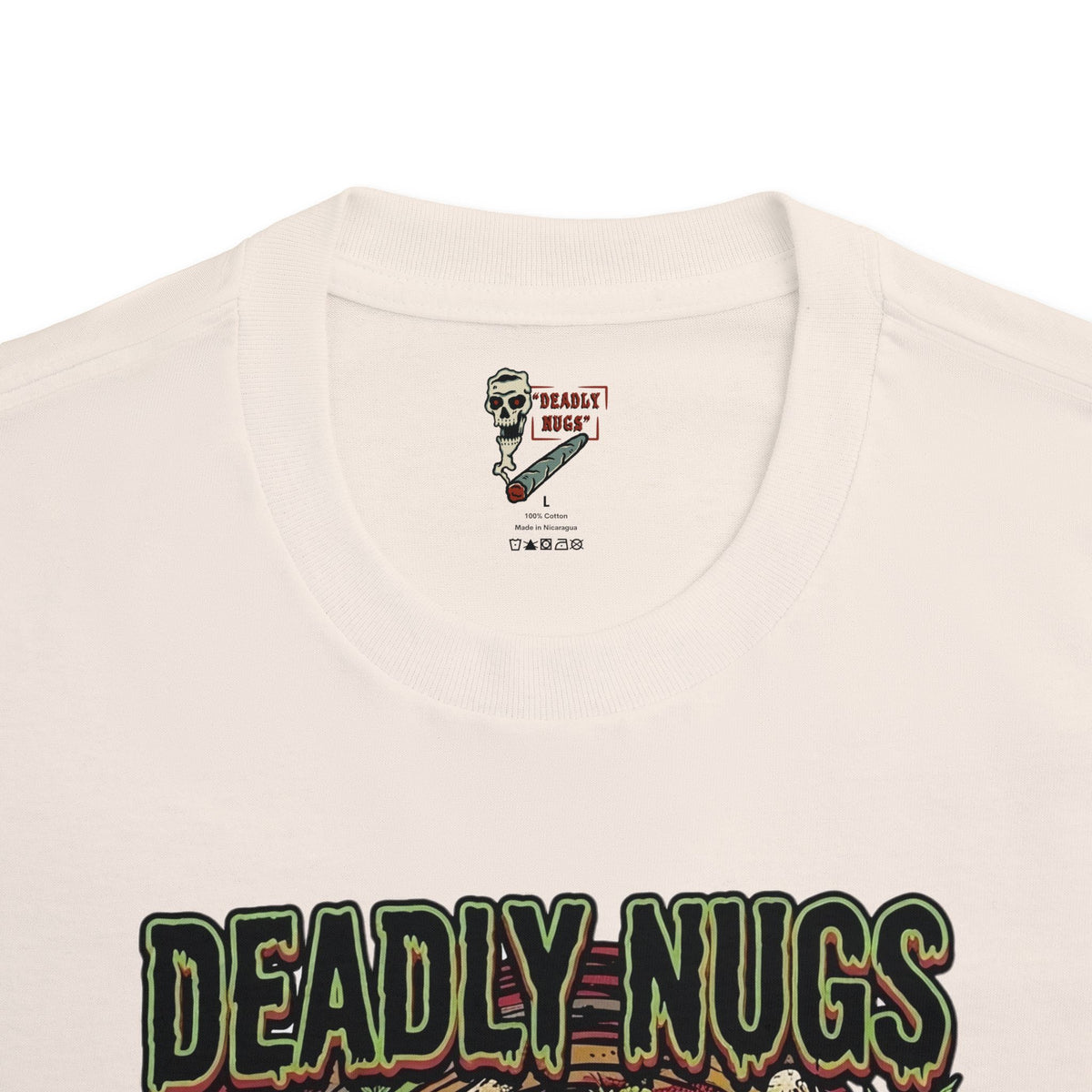 Grim Toker of the Deep / Vintage Pulp Horror Underground Comix Art Tee / 420 Underground Stoner Culture / DEADLY NUGS